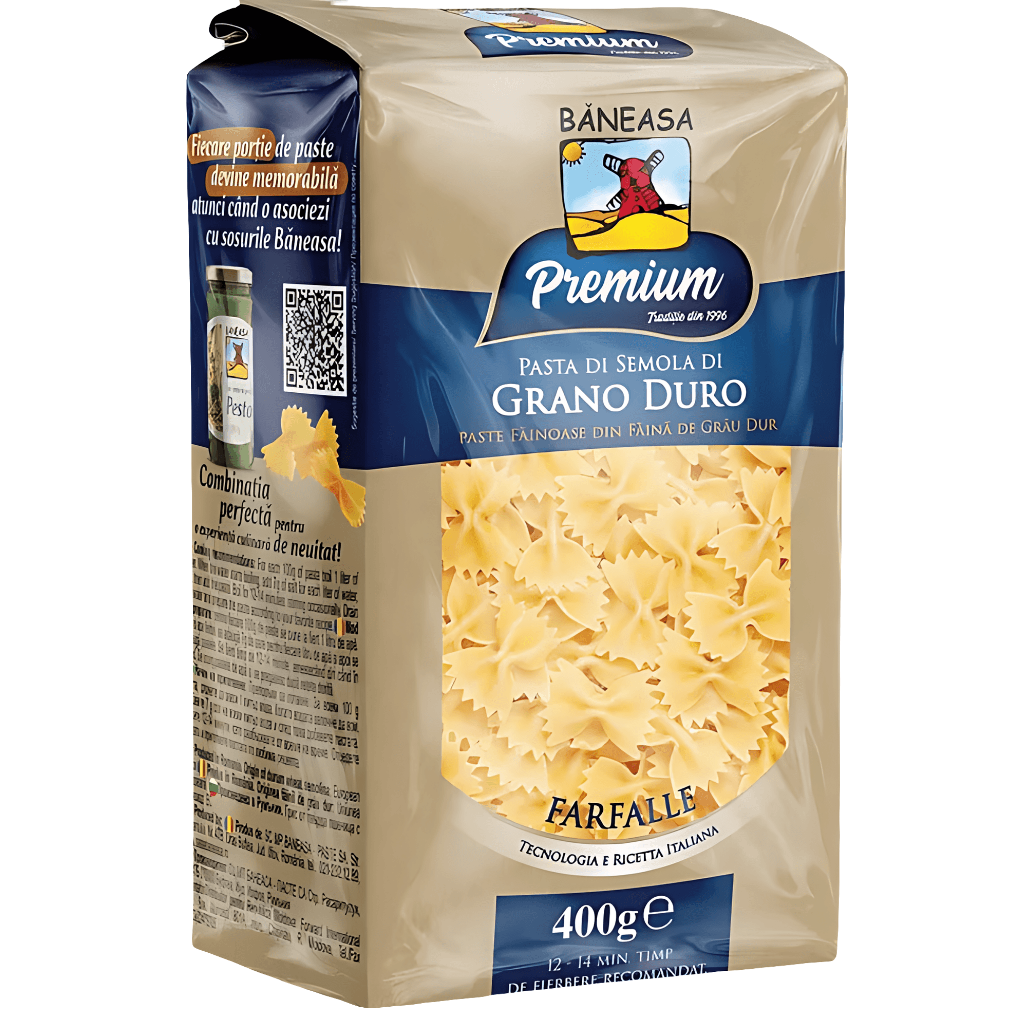 Farfalle Baneasa Premium, 400 g