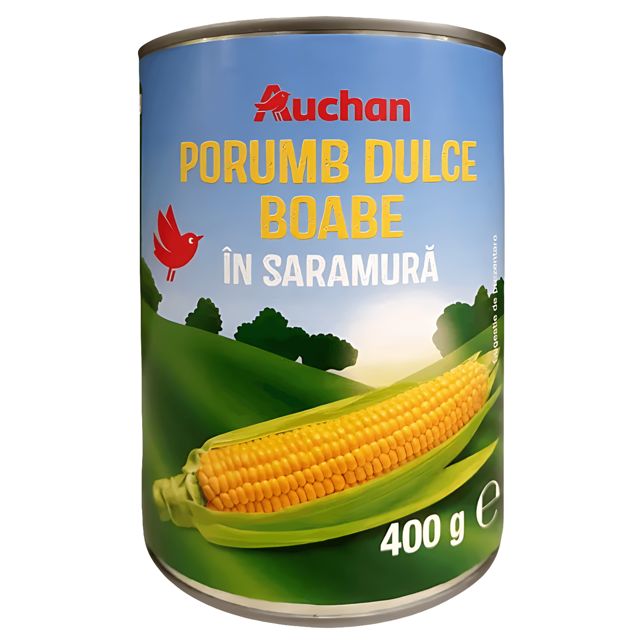 Porumb boabe dulce Auchan, in saramura, 400 g