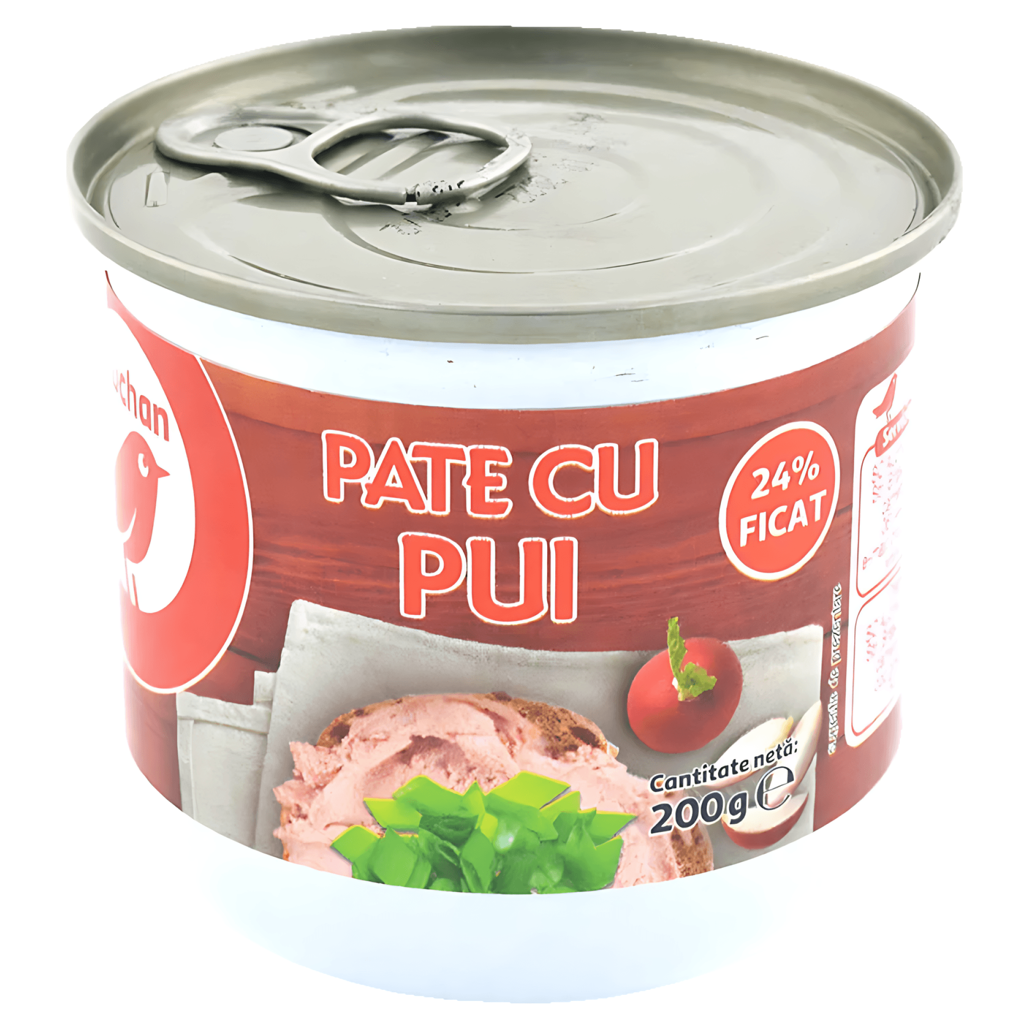 Pate cu pui Auchan 200 g
