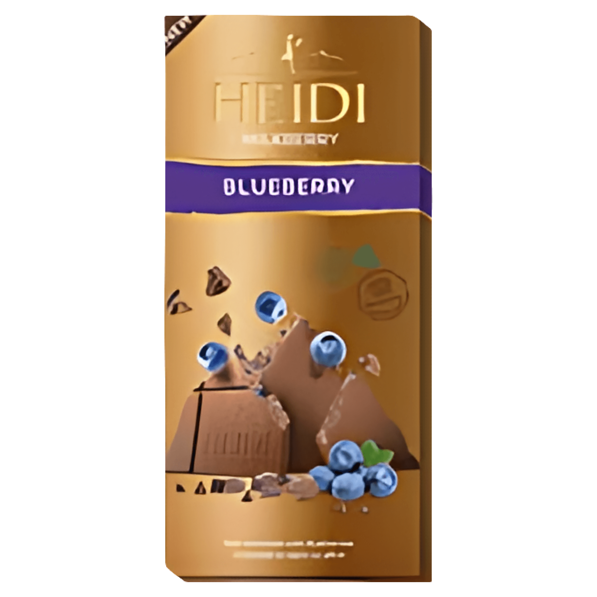 Ciocolata cu lapte si afine Heidi, 80 g
