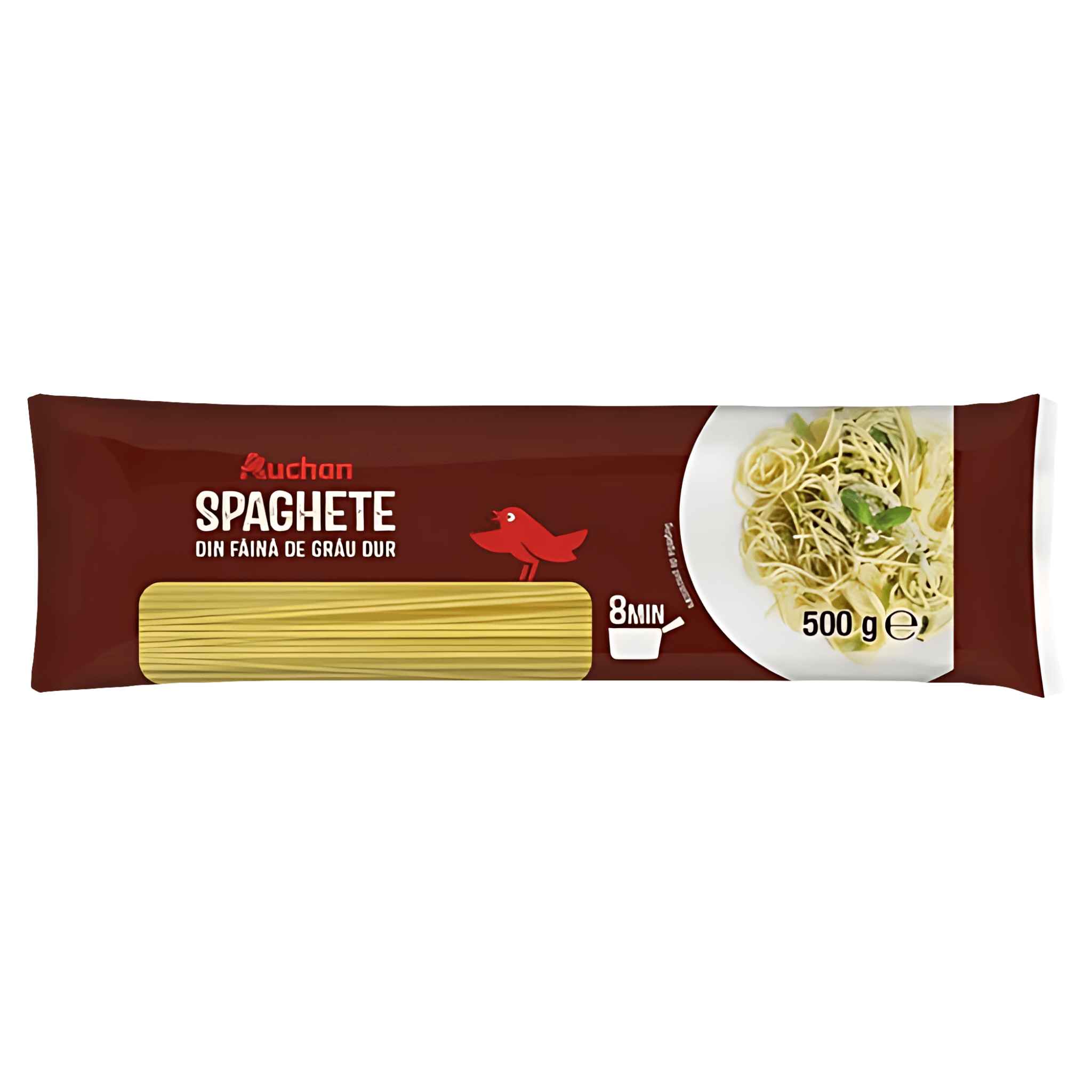 Spaghette din grau dur Auchan, 500 g