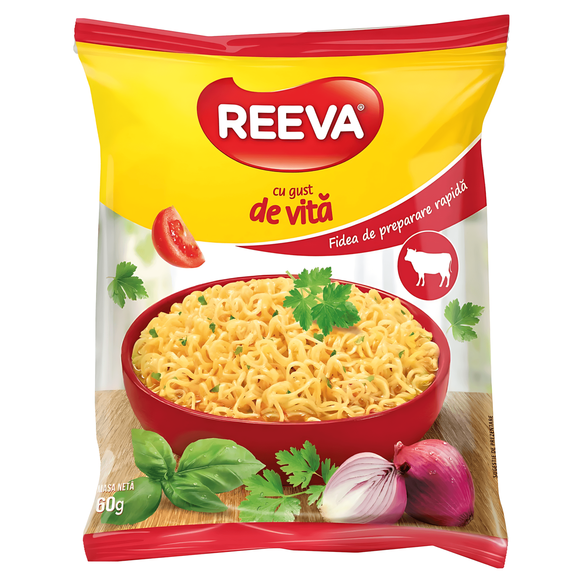 Supa instant cu gust de vita Reeva, 60 g