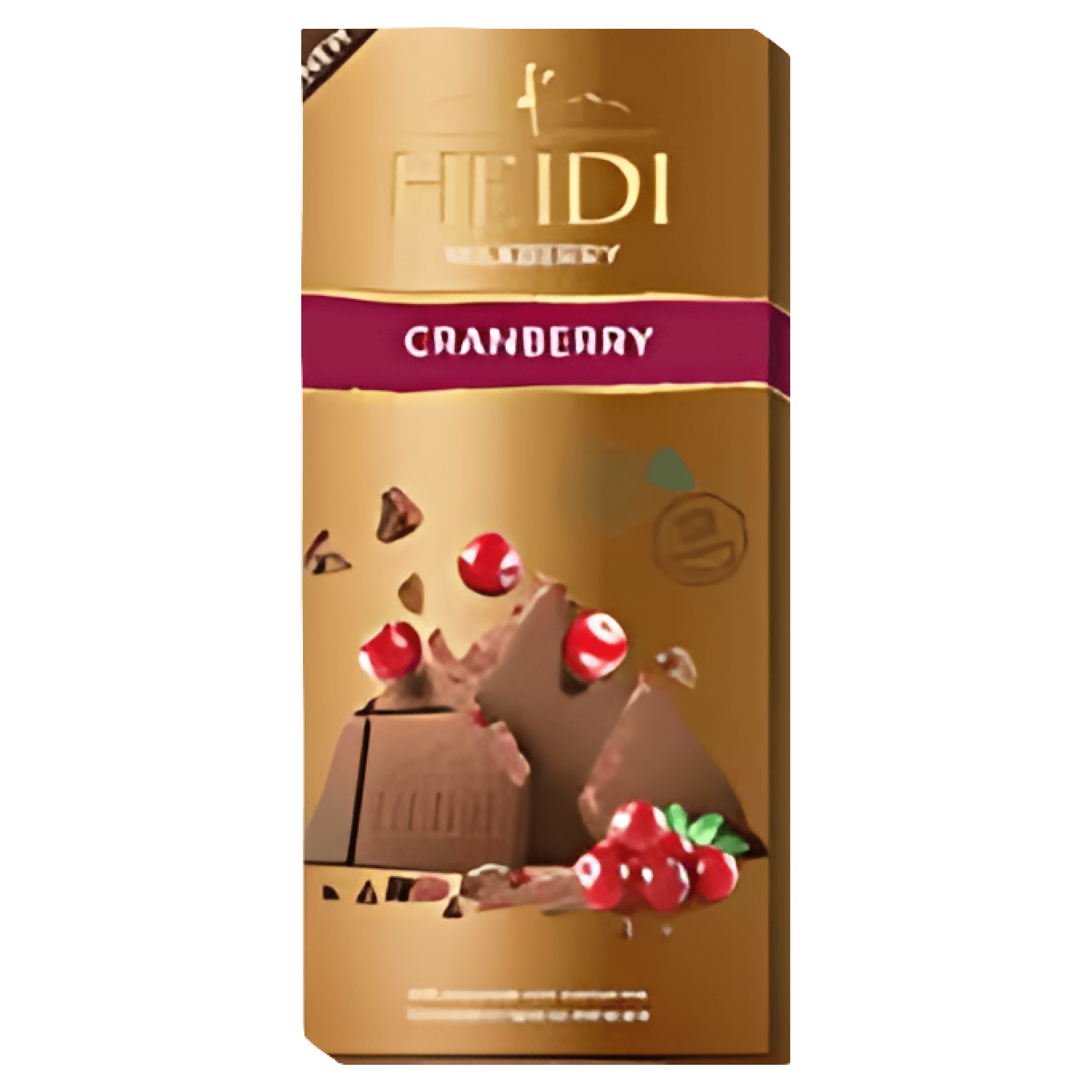 Ciocolata cu lapte si merisoare Heidi, 80 g