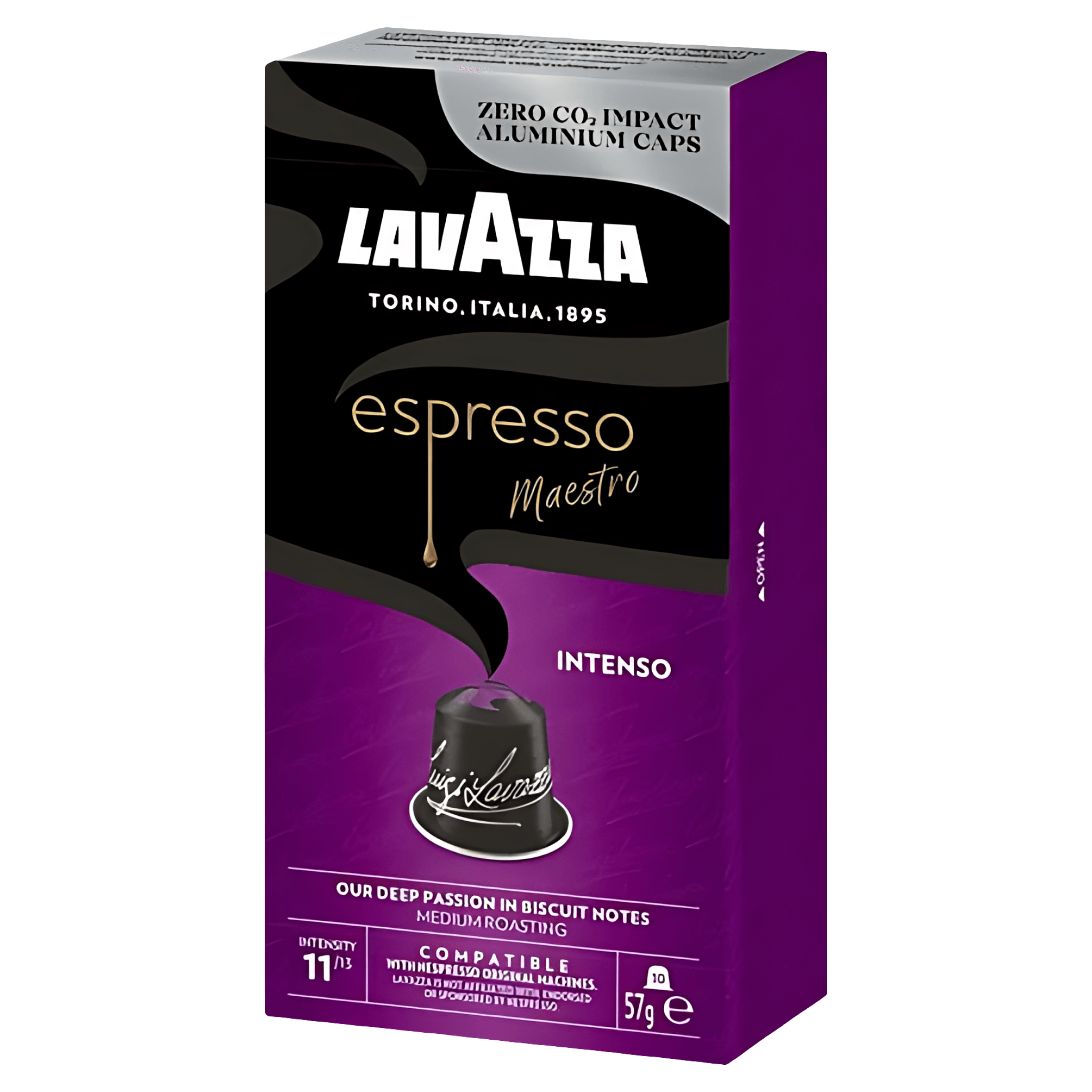 Capsule cafea Lavazza Intenso, compatibile Nespresso, 10 capsule