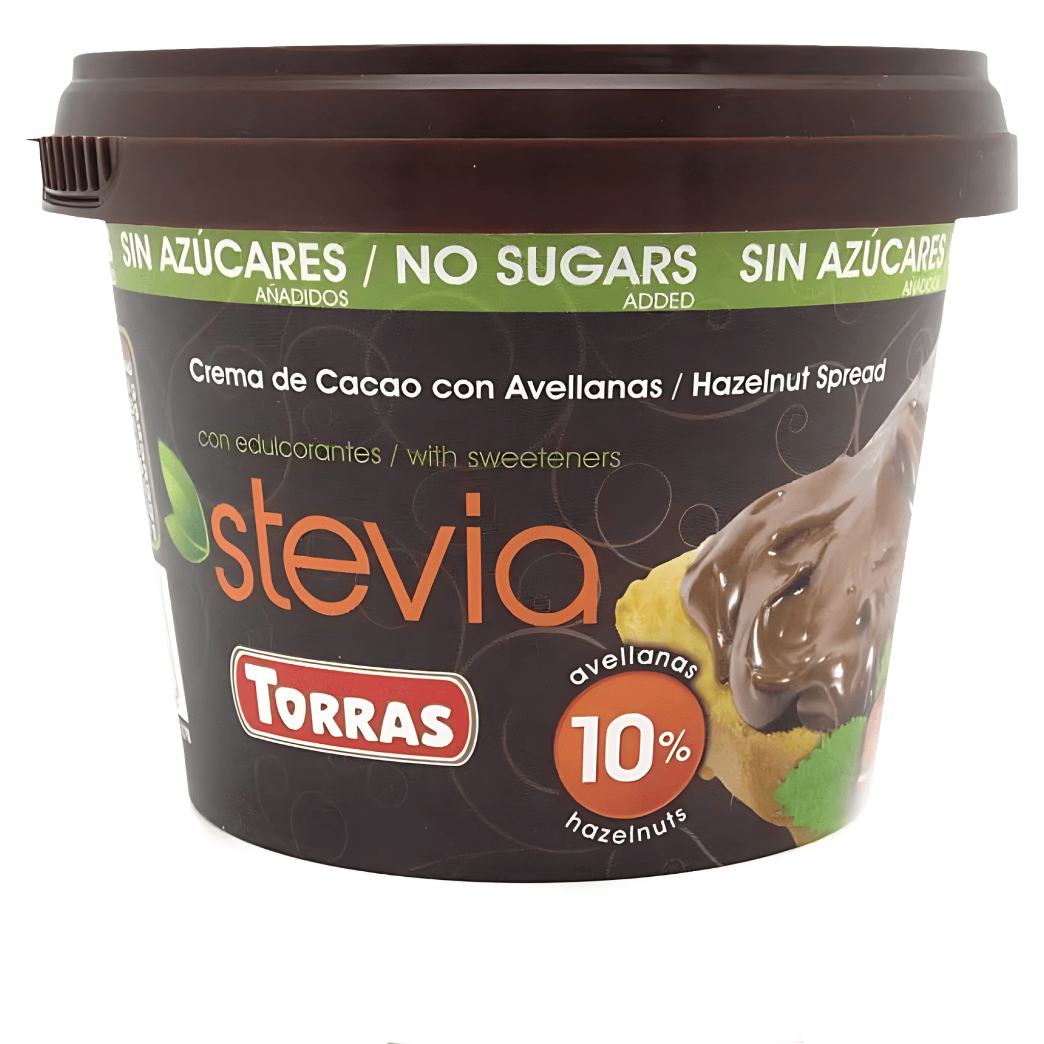 Crema de ciocolata Stevia, cu alune de padure, 200 g