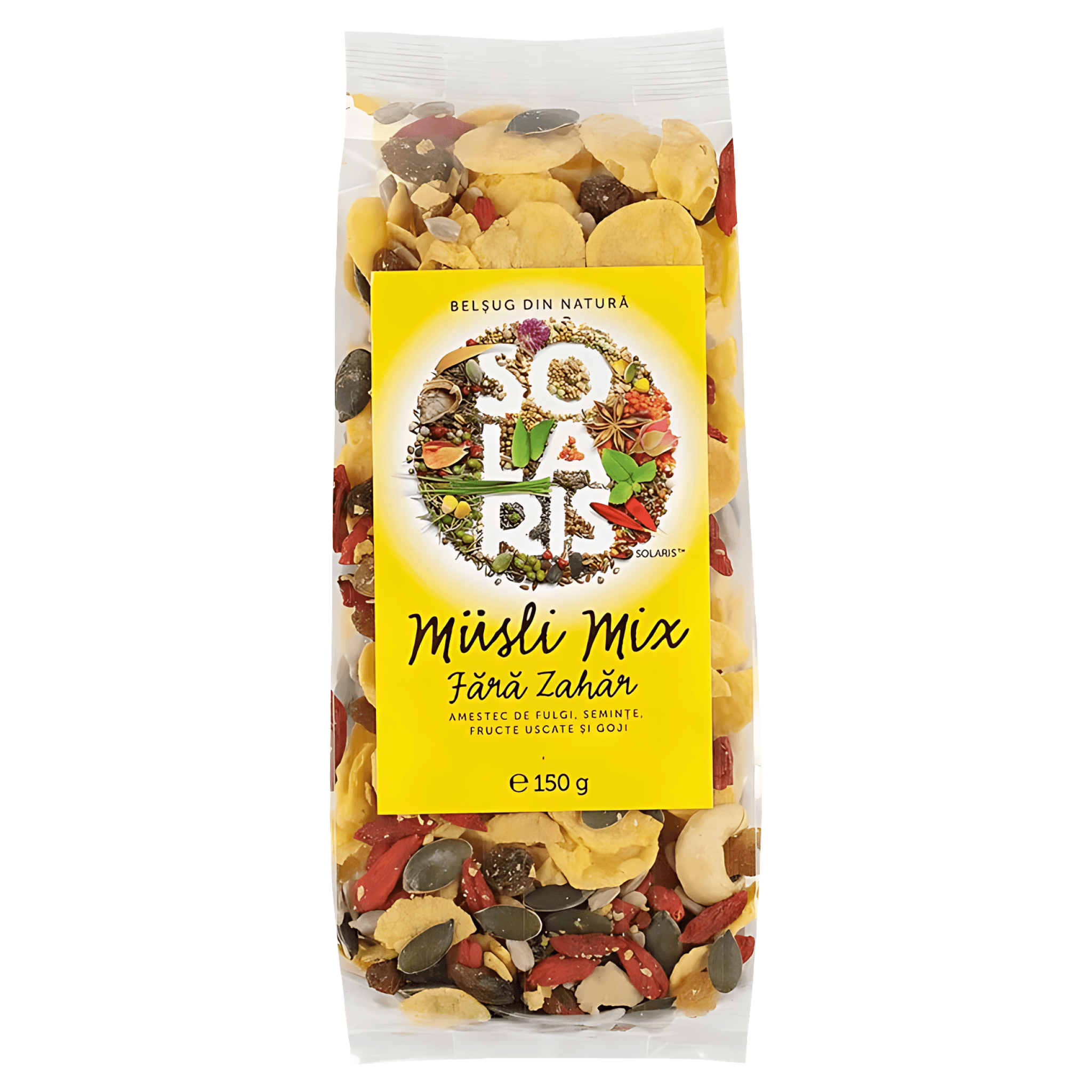 Musli mix fara zahar Solaris, 150 g