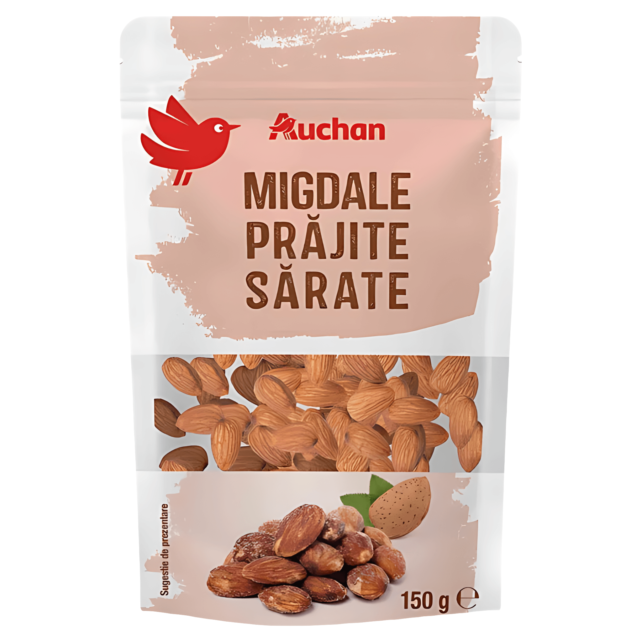 Migdale prajite sarate Auchan, 150 g