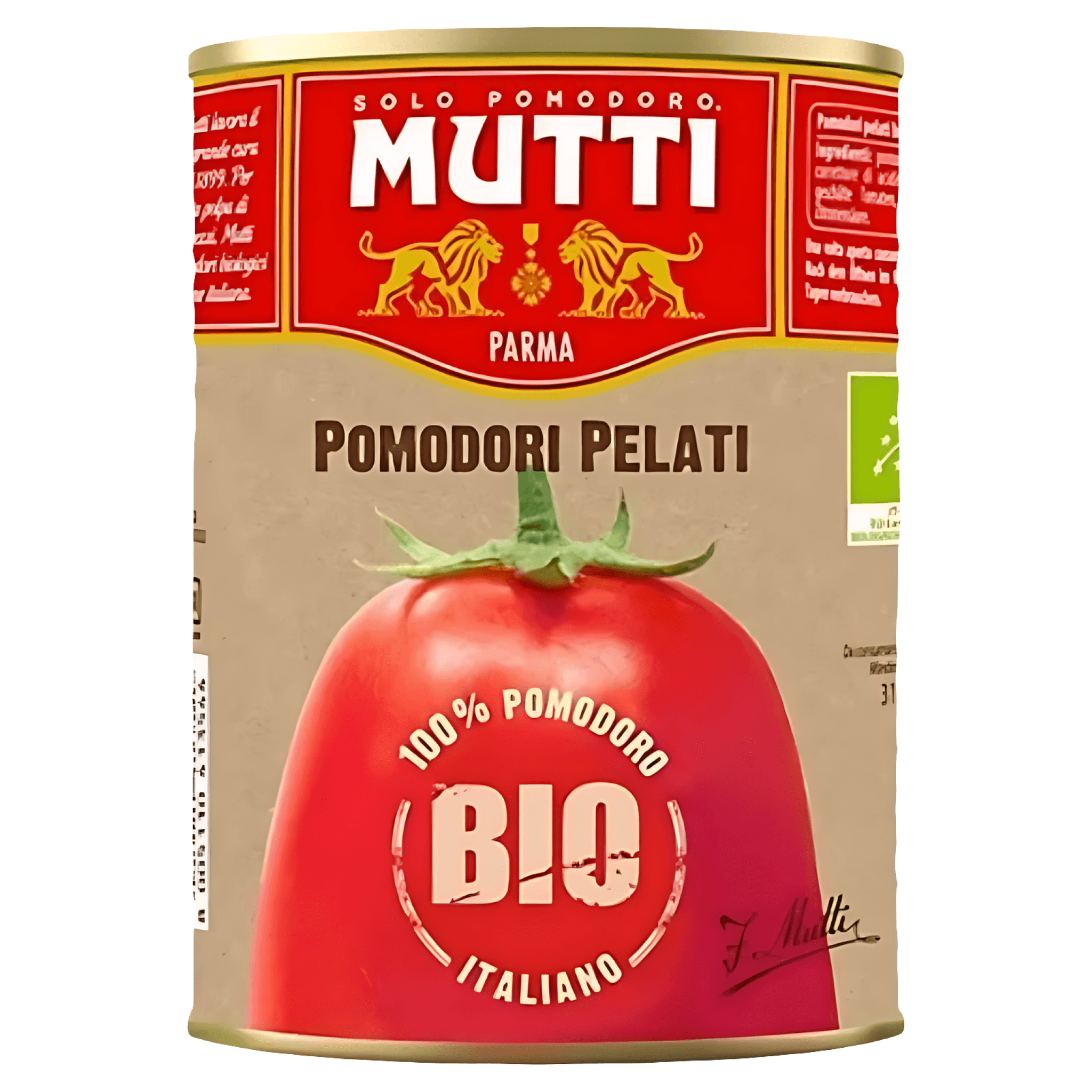 Rosii decojite Mutti Bio, 400 g