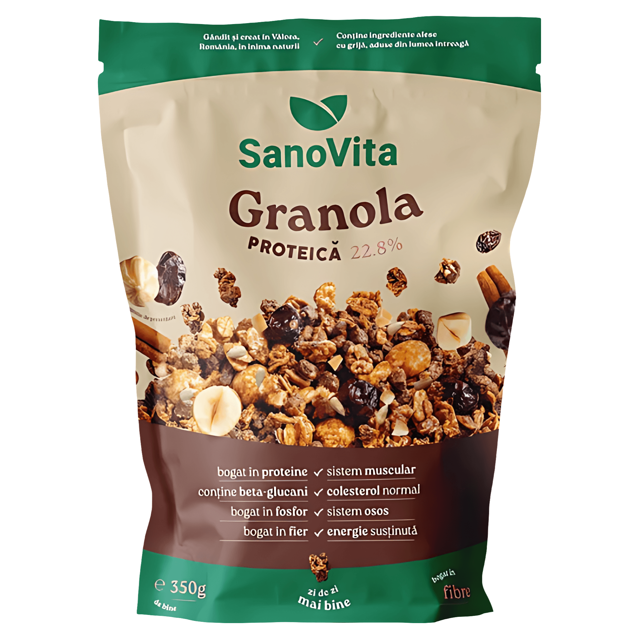 Granola proteica SanoVita, 350 g