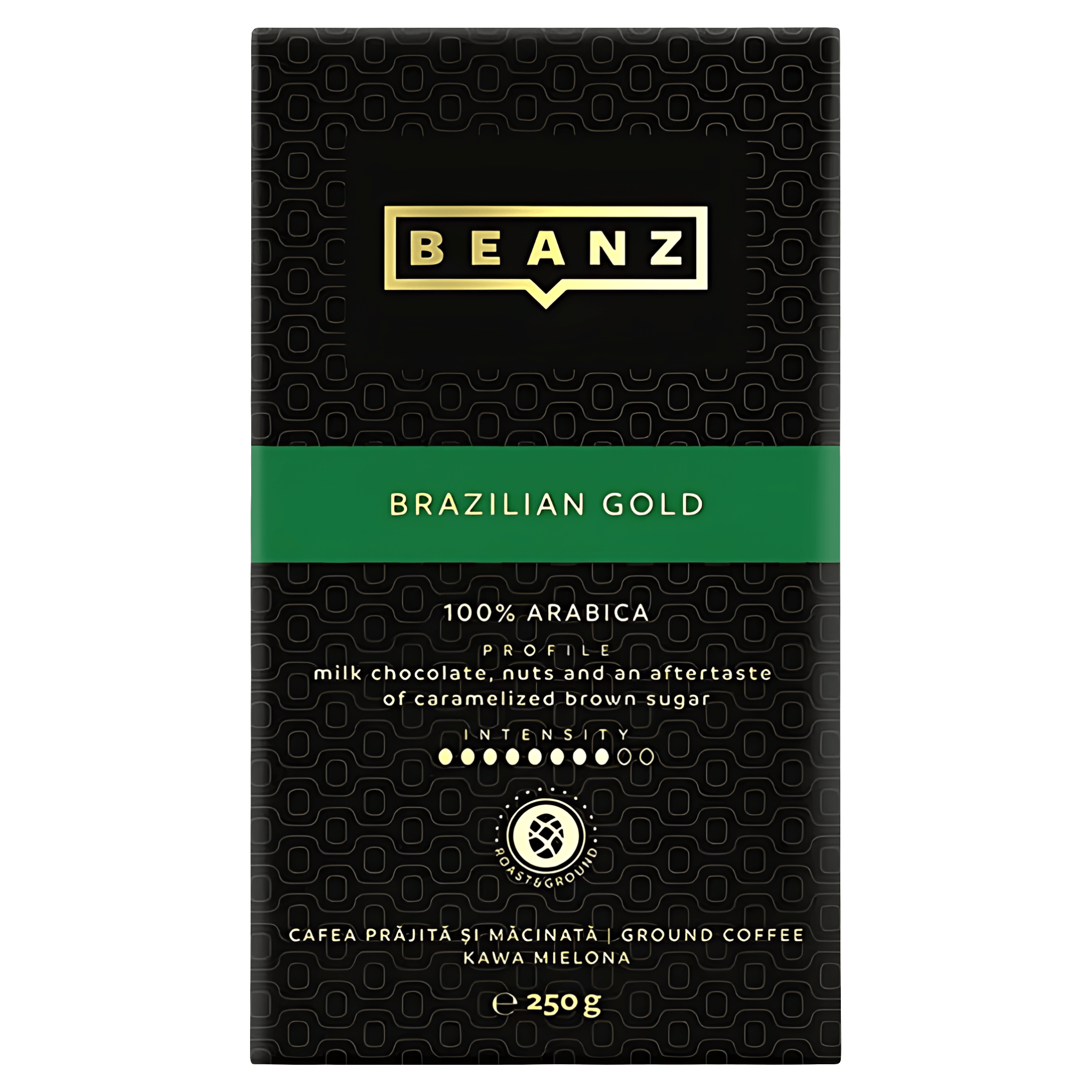 Cafea macinata Beanz Brazilian Gold, 250 g
