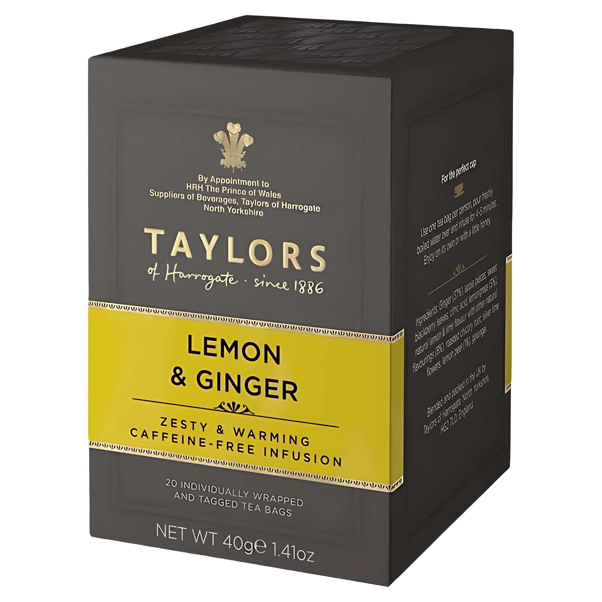 Ceai Taylors cu gust de lamaie si ghimbir, 40 g