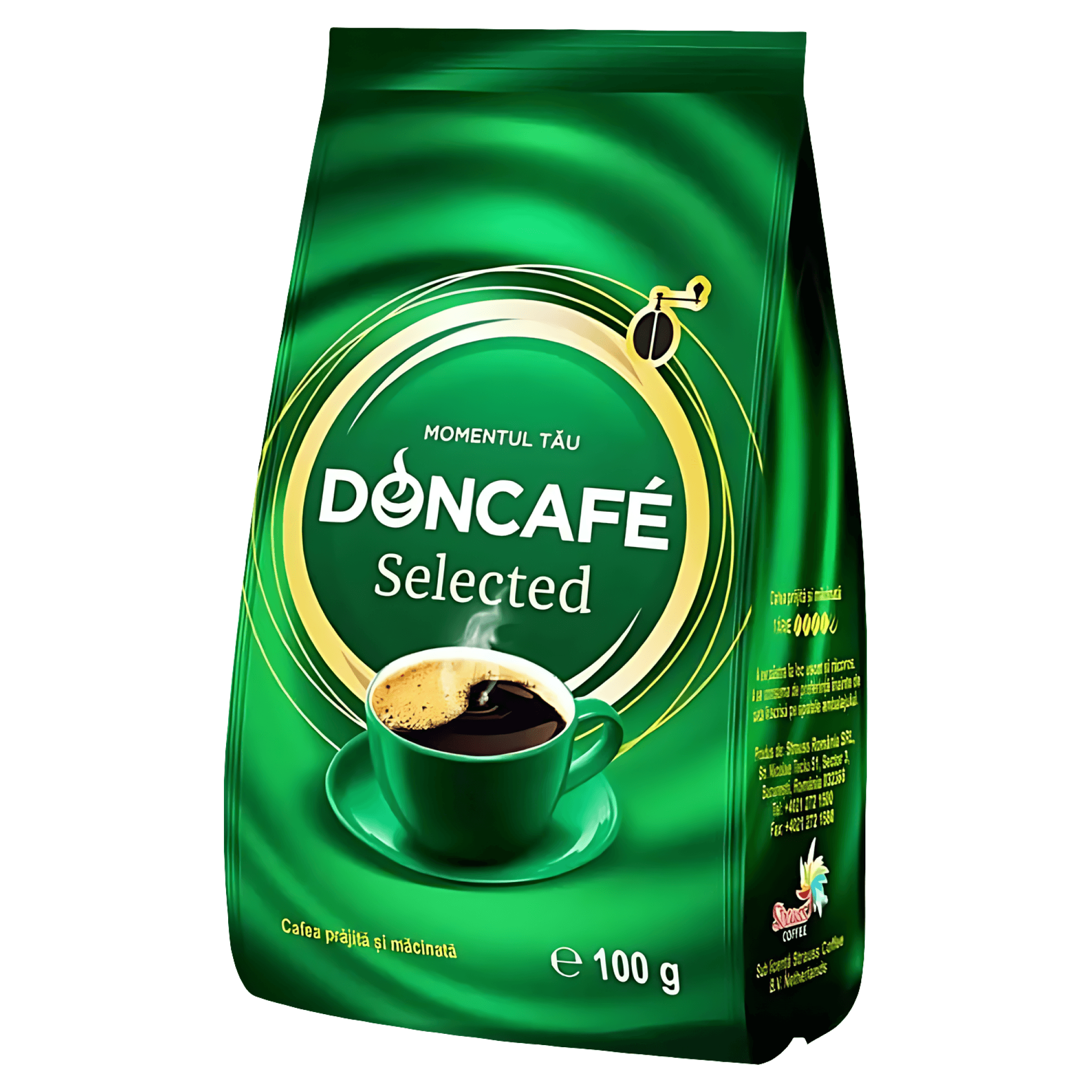 Cafea macinata si prajita Doncafe Selected, 100 g
