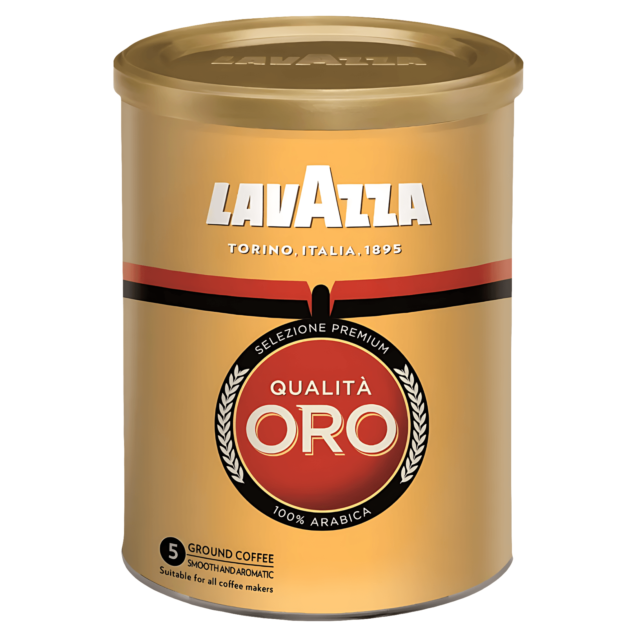 Cafea macinata si prajita arabica Lavazza Qualita Oro, 250 g