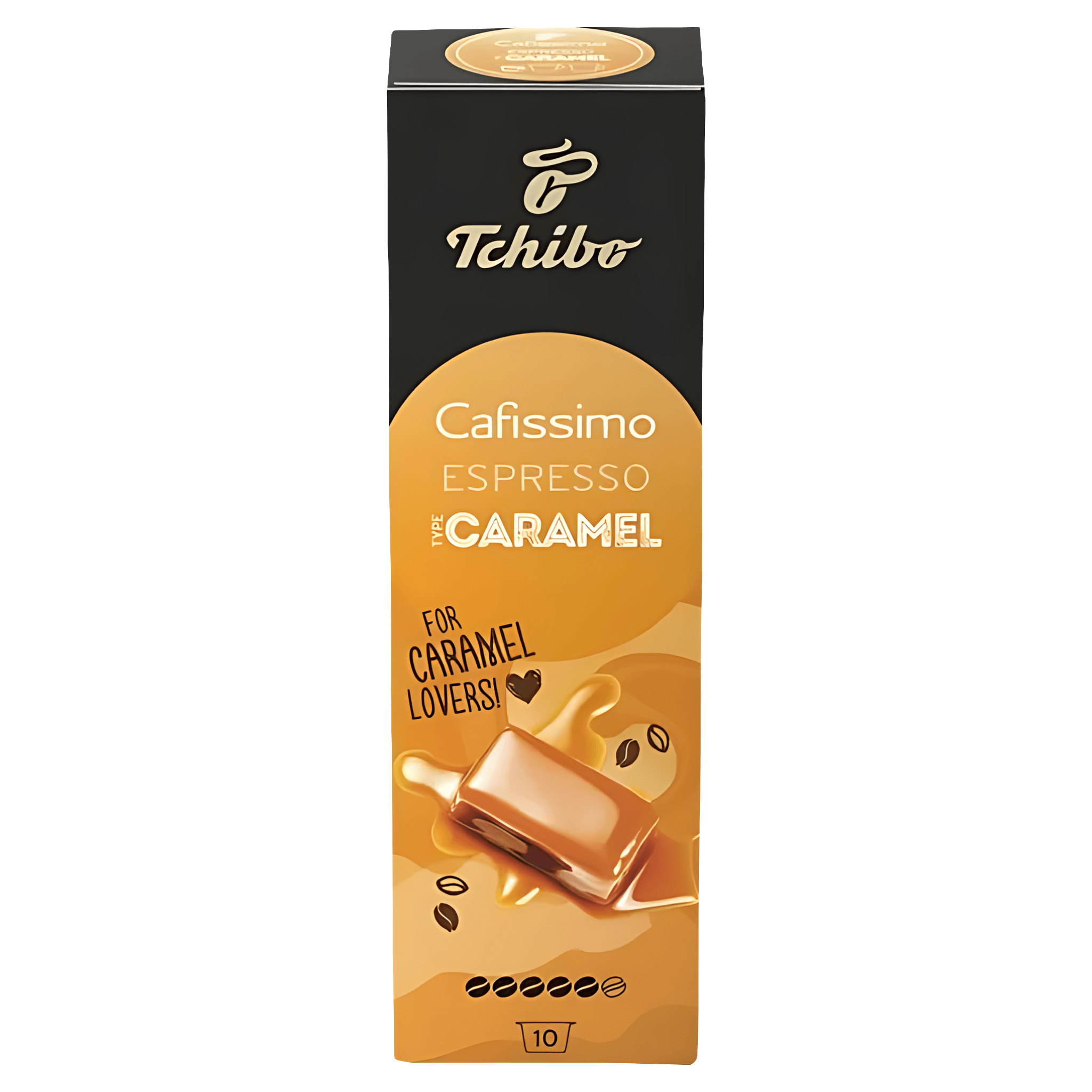Capsule cafea Tchibo Cafissimo Espresso Caramel, 10 bucati