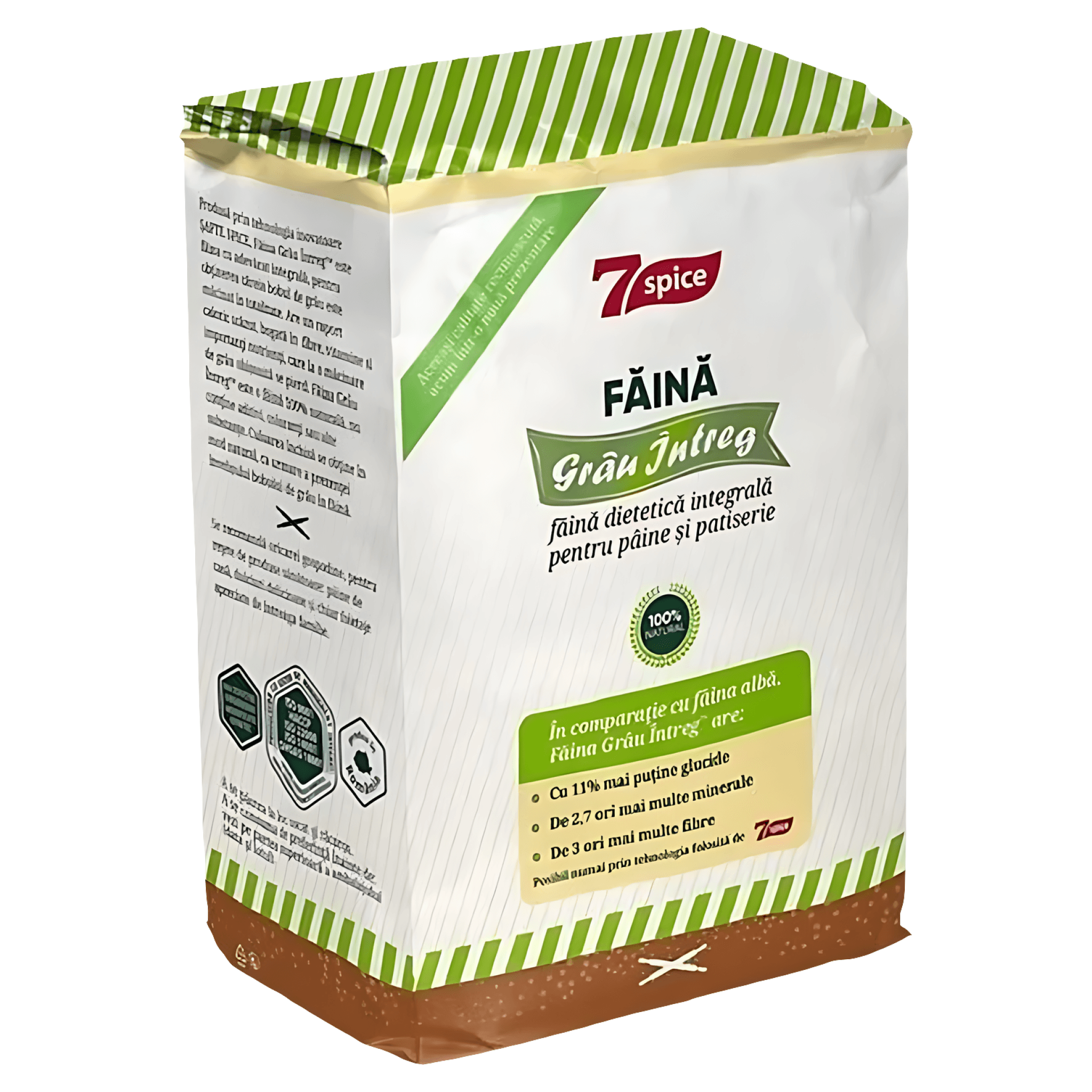 Faina grau intreg 7 Spice, 1 kg