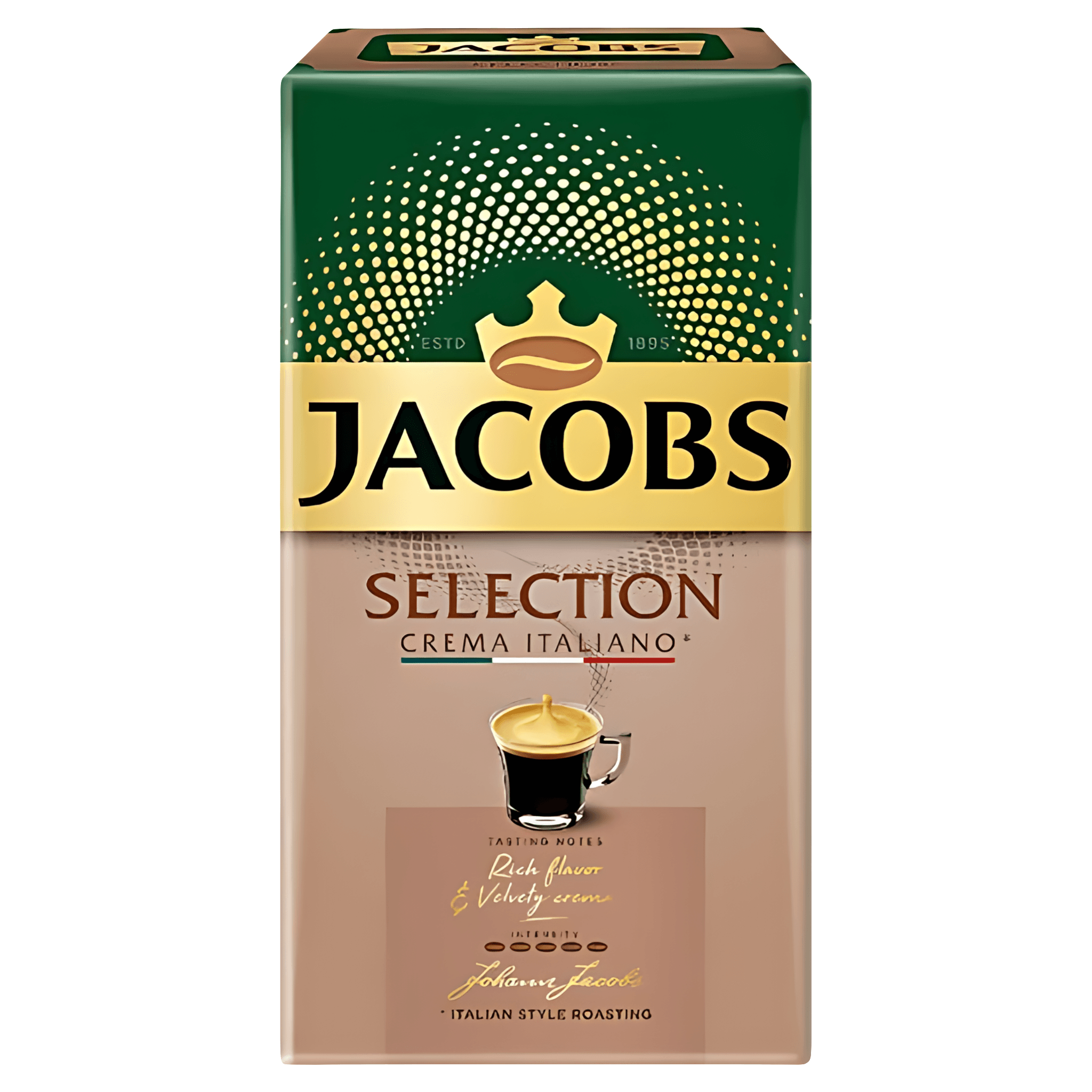 Cafea macinata Jacobs Selection Crema Italiano, 500 g