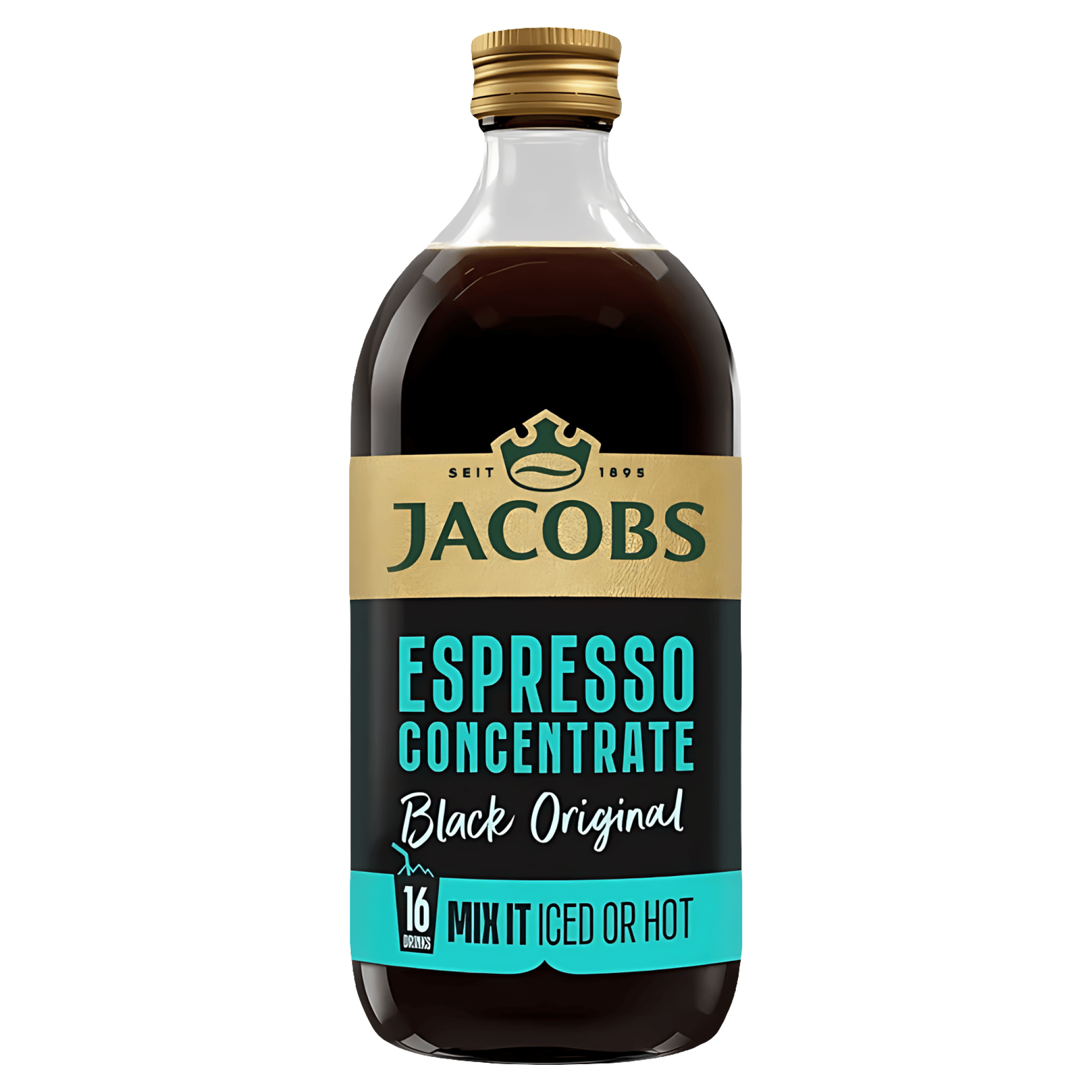 Bautura concentrata de cafea Jacobs Espresso, Black Original, 485 ml