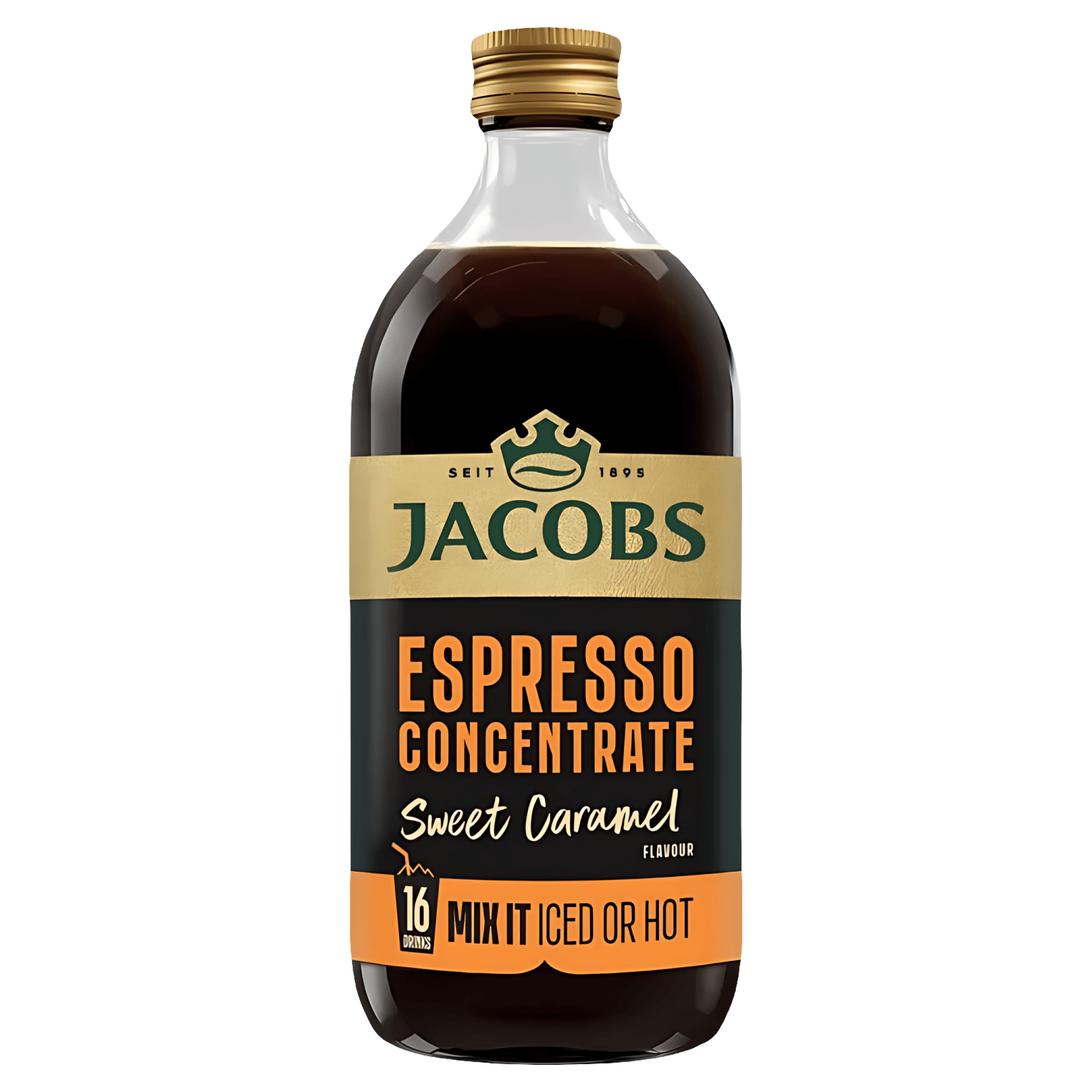 Bautura concentrata de cafea Jacobs Espresso, Sweet Caramel, 485 ml