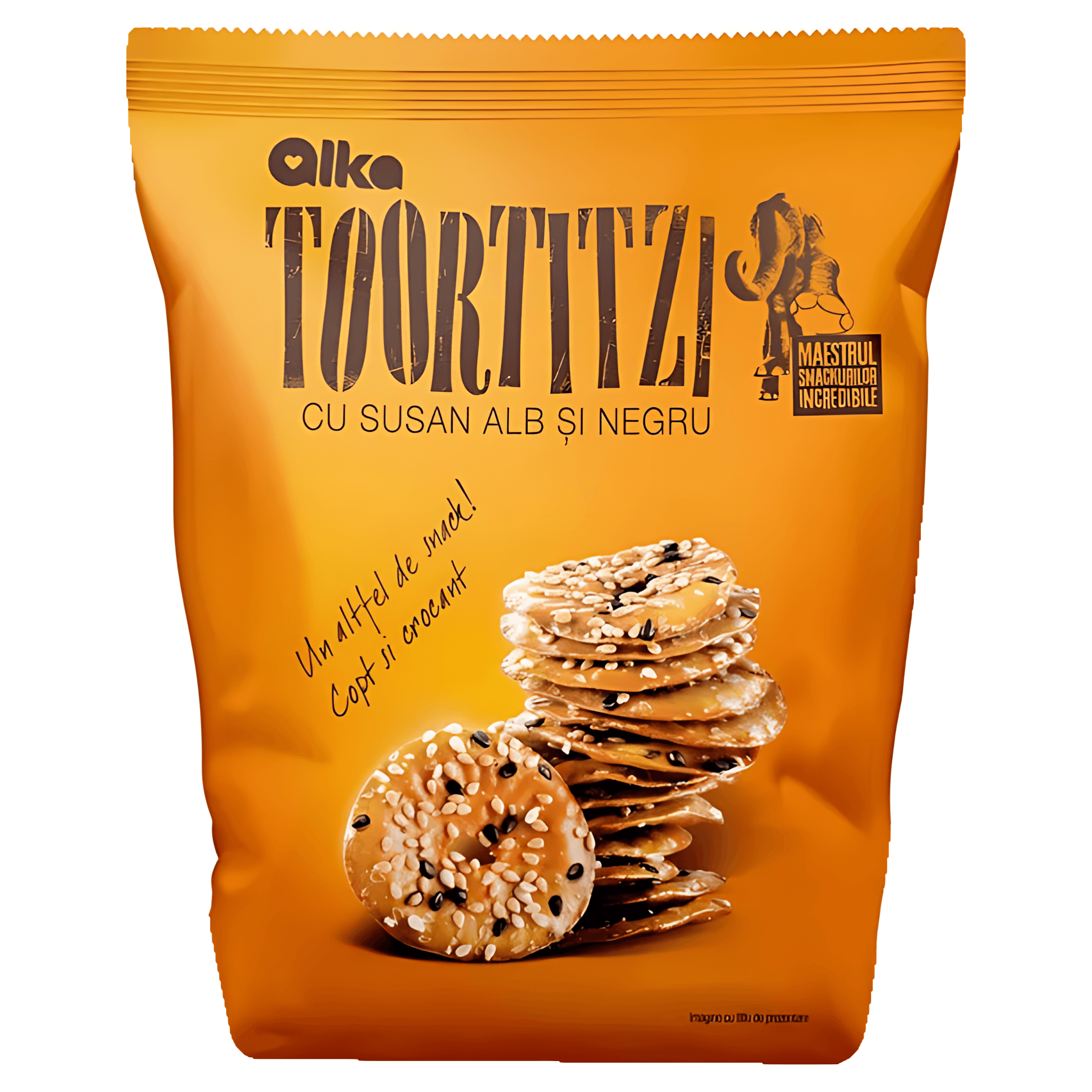 Toortitzi cu susan alb si negru, 80 g