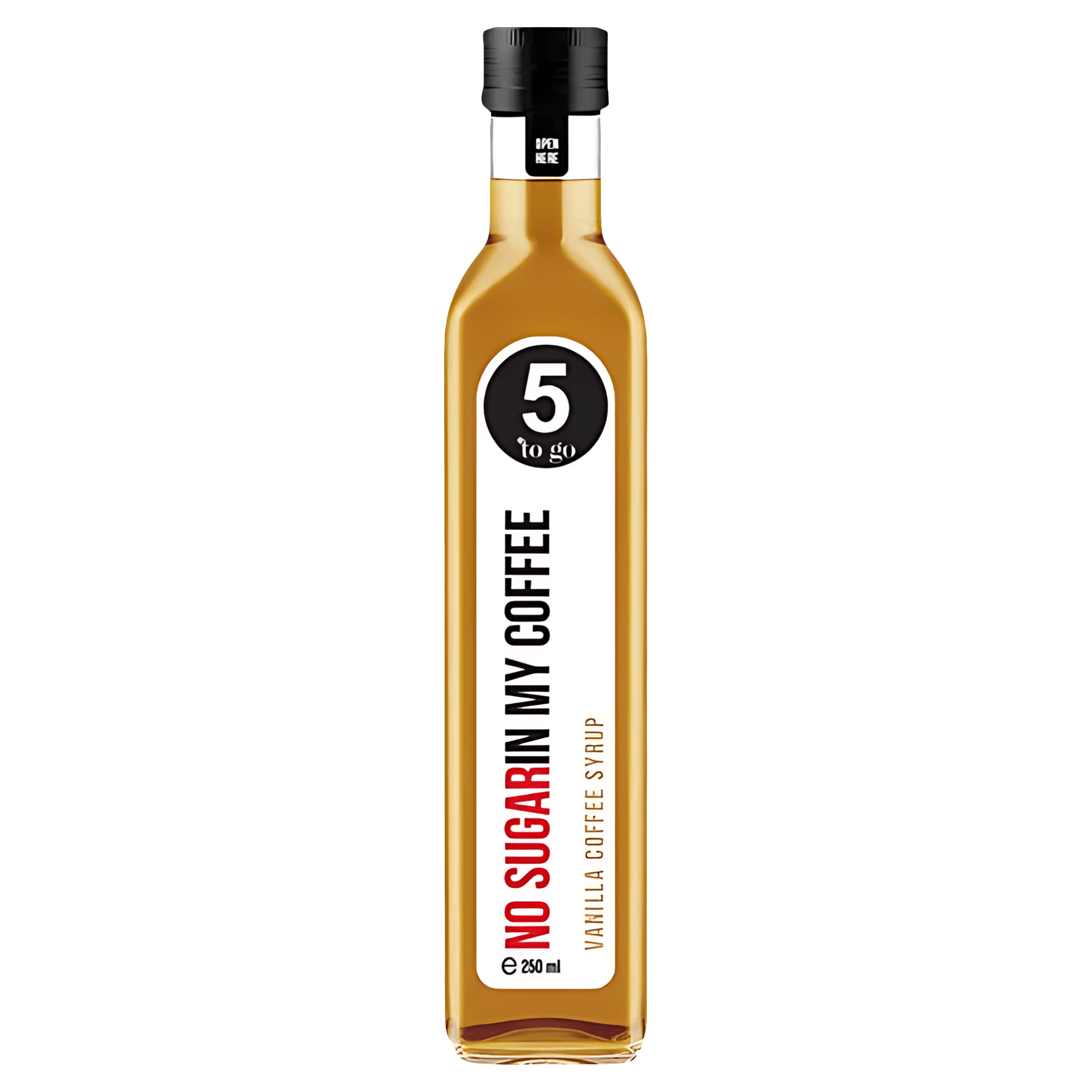 Sirop cafea 5 To Go fara zahar, vanilie, 250 ml