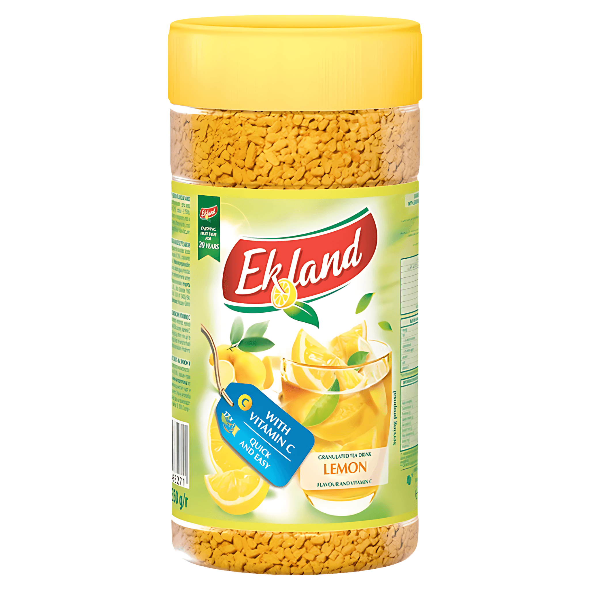 Bautura solubila cu aroma de lamaie Ekland, 350 g