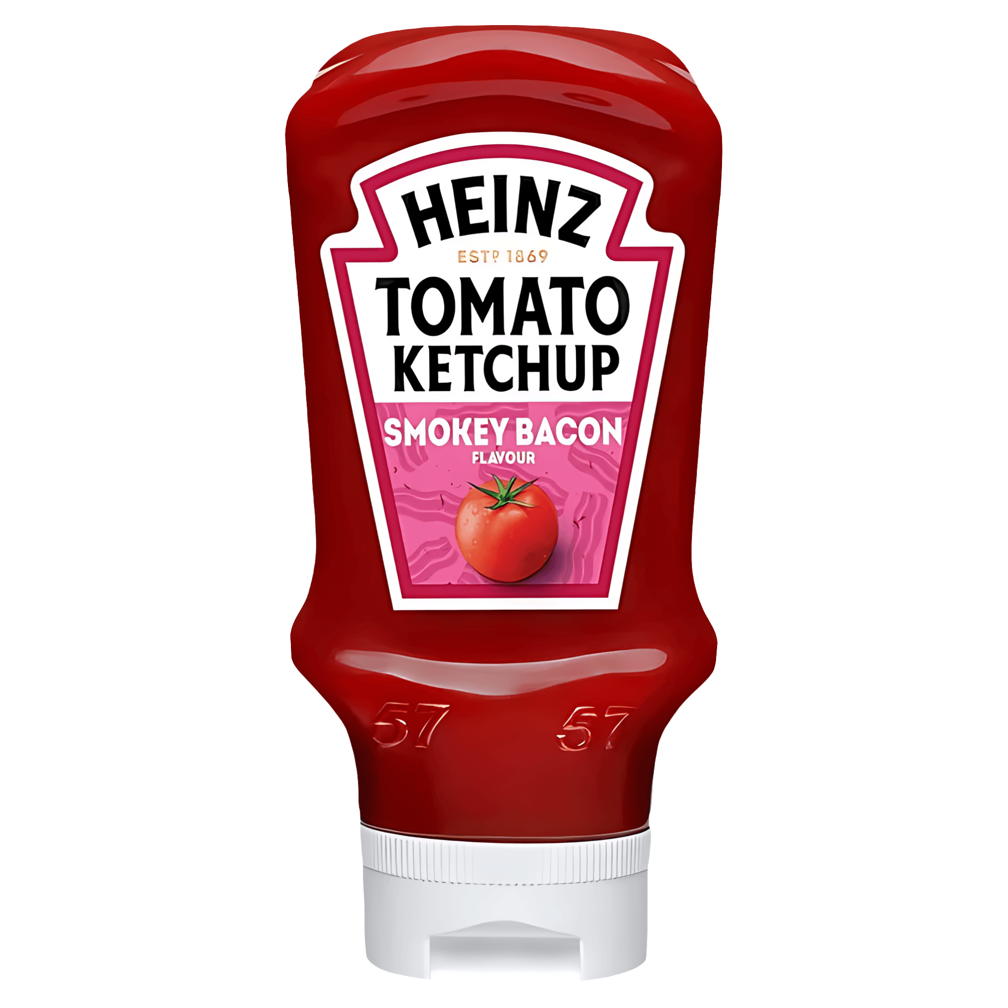 Ketchup cu aroma de bacon Heinz, 400 ml