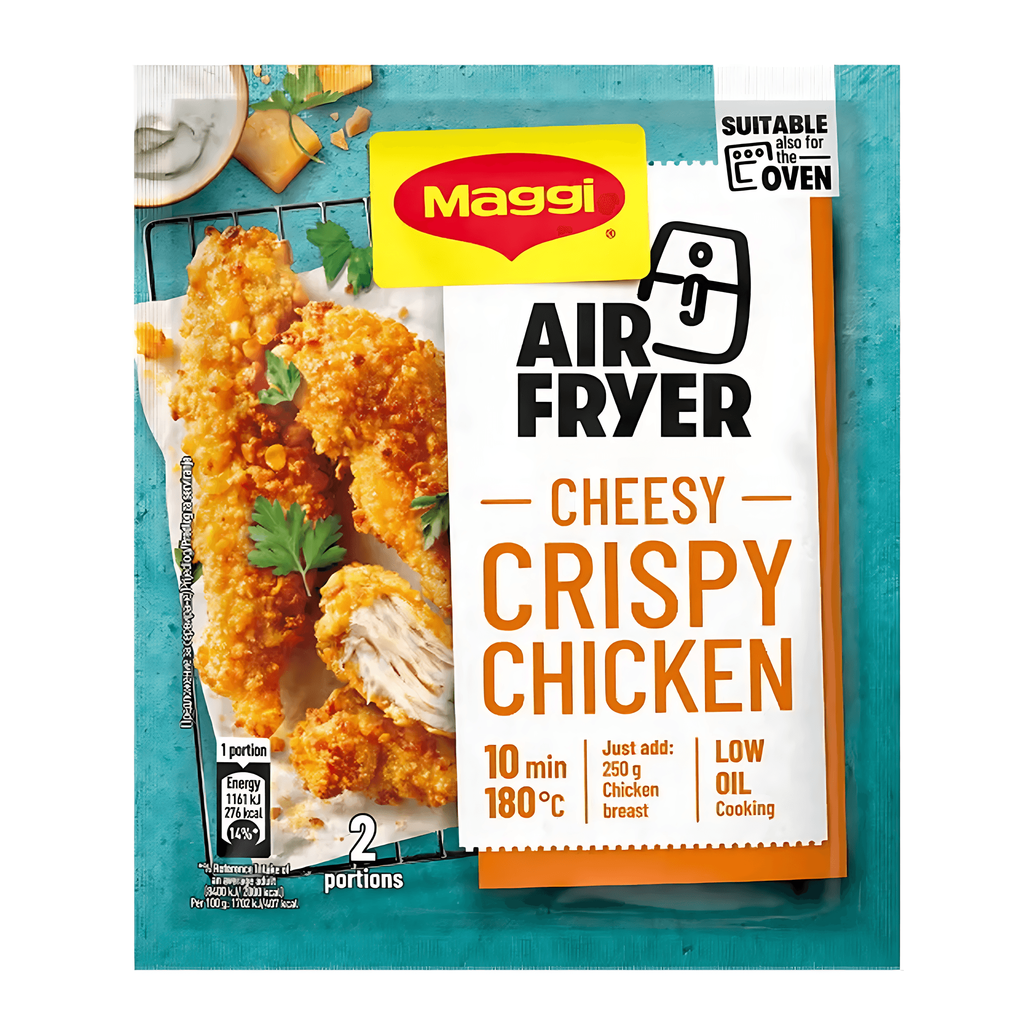 Amestec cu branzeturi pentru prepararea puiului crocant Maggi Air Fryer, 44 g