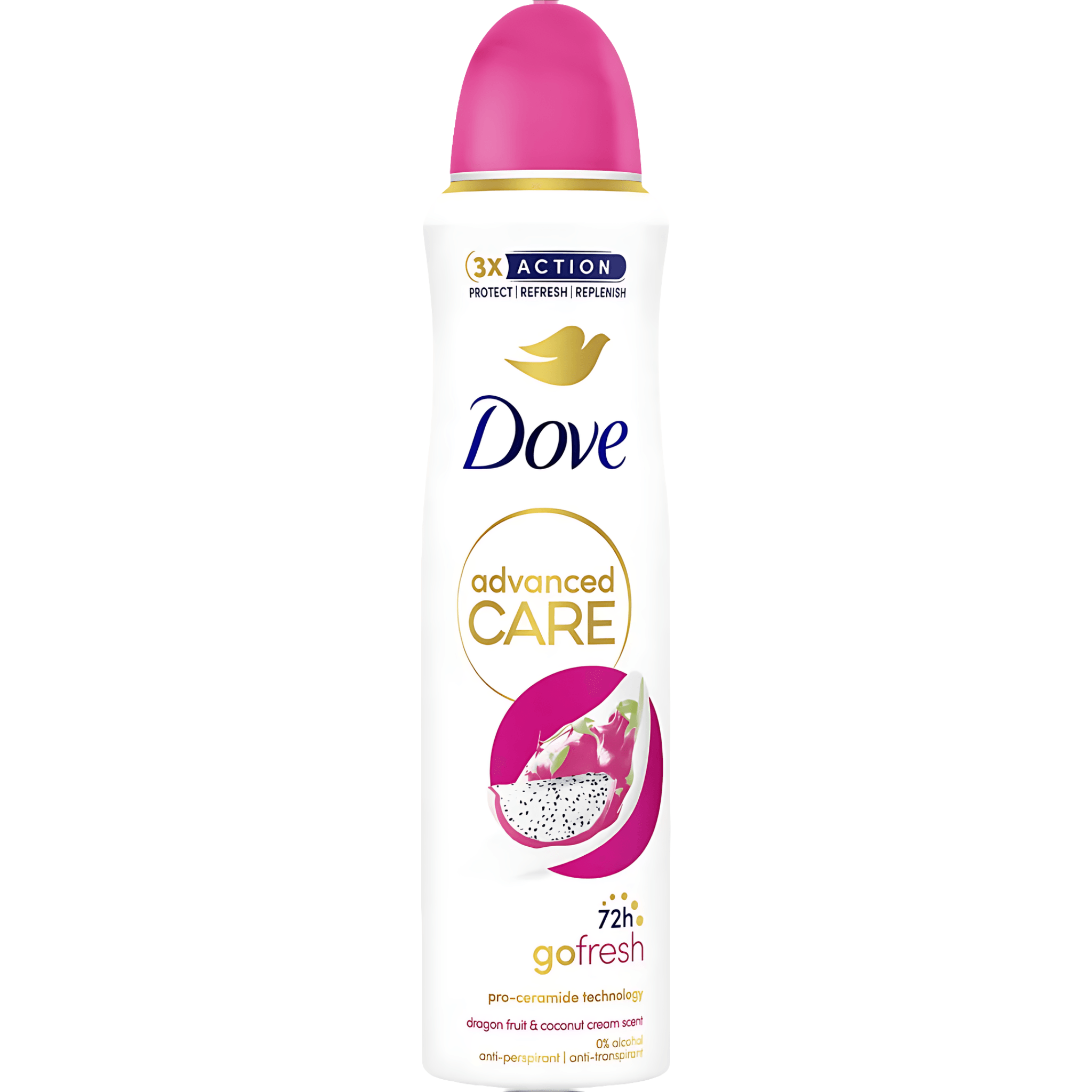 Deodorant spray Dove Advanced Care Go Fresh Dragon Fruit & Coconut Cream Scent, 150 ml