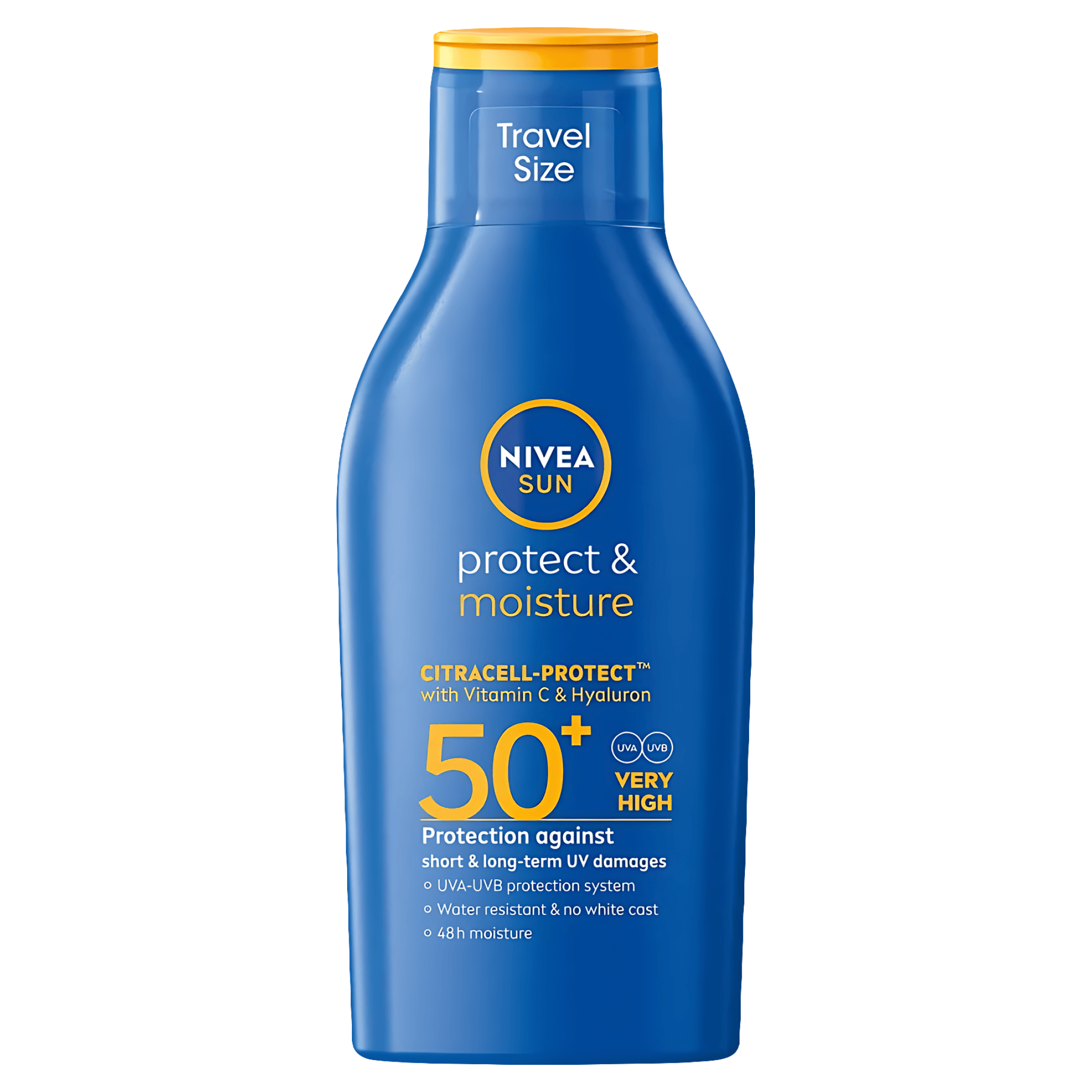 Lotiune protectie solara Nivea Sun Protect & Moisture SPF 50+, 100 ml