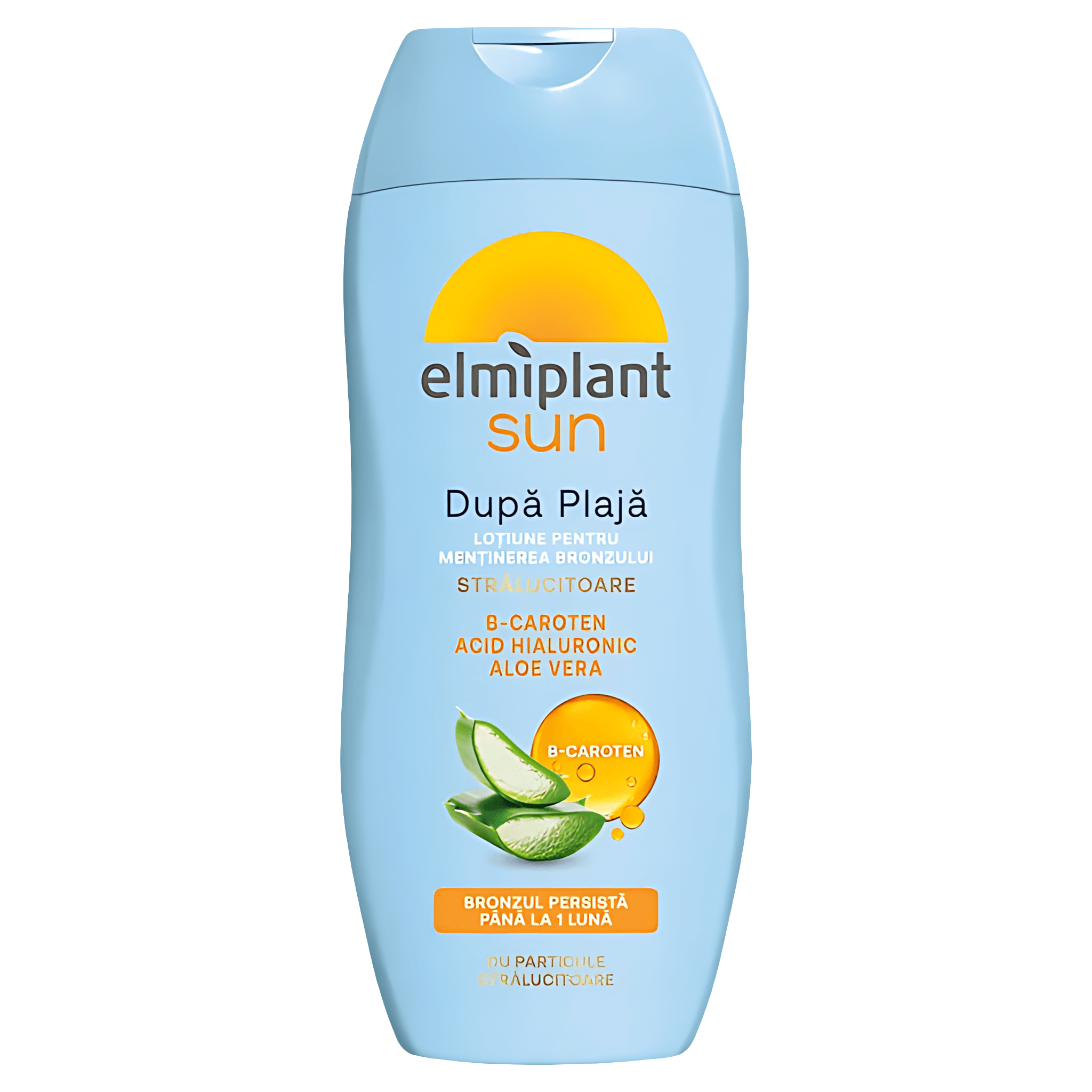 Lotiune stralucitoare dupa plaja pentru mentinerea bronzului Elmiplant Sun, 200 ml