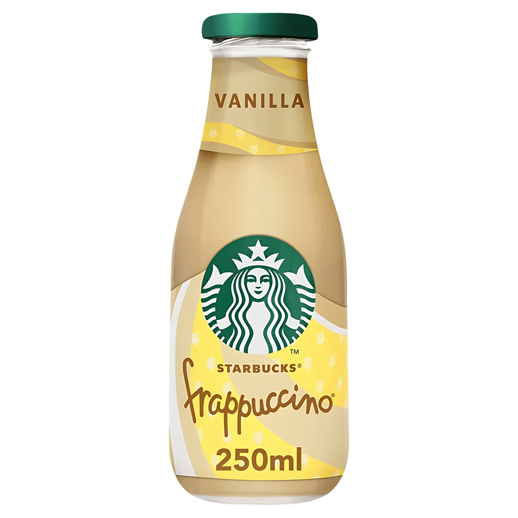 Bautura din lapte cu cafea Frappuccino Starbucks, aroma de vanilie, 250 ml