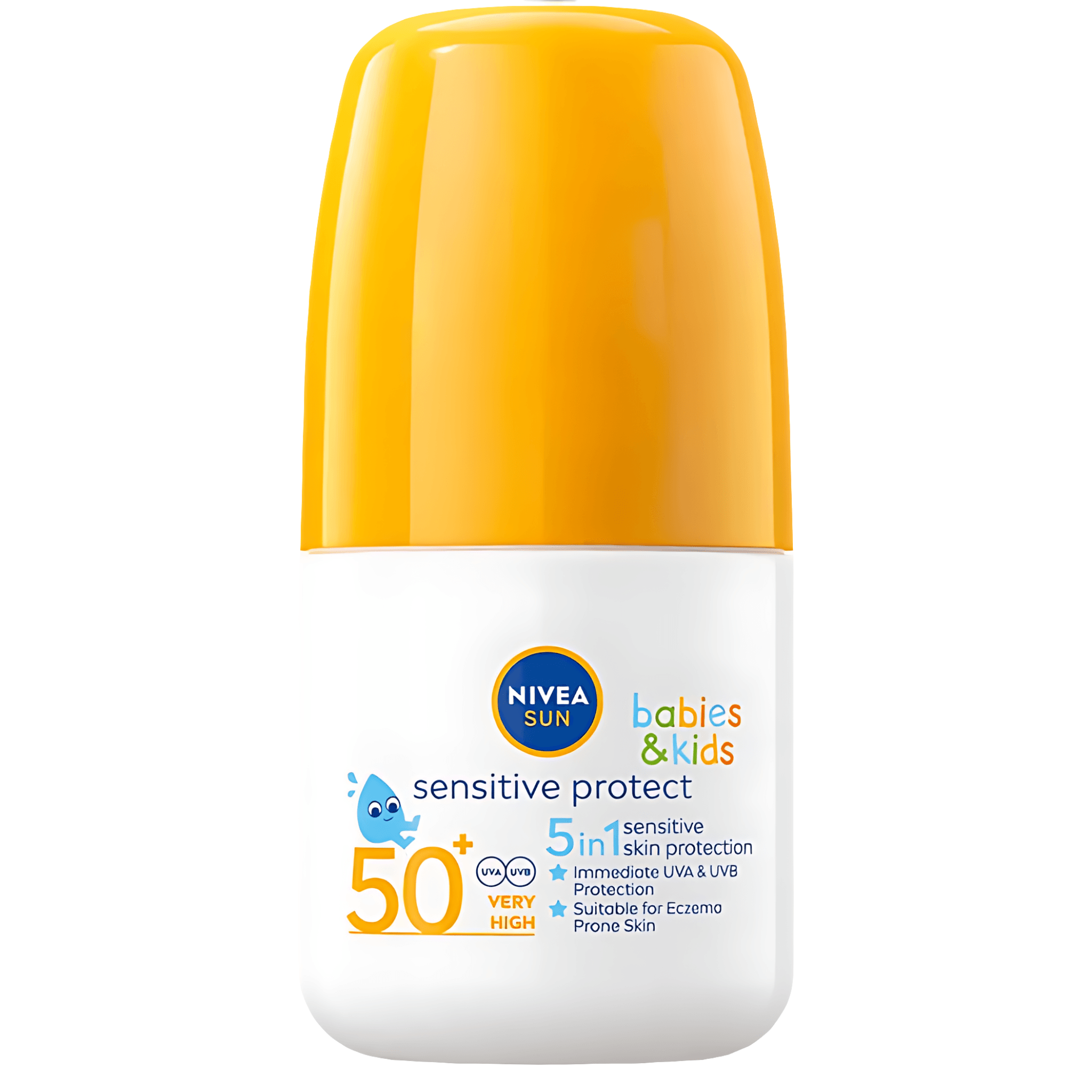 Roll-on protectie solara pentru copii Nivea Sun Sensitive Protect SPF 50+, 50 ml