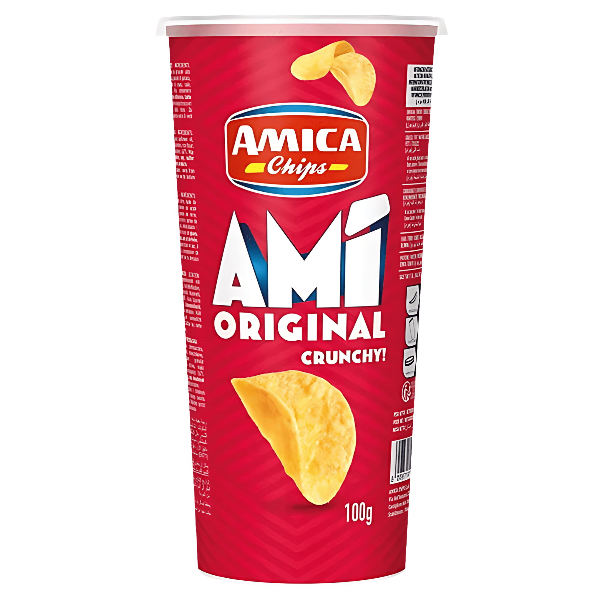 Chipsuri cu sare Amica Ami Original, 100 g