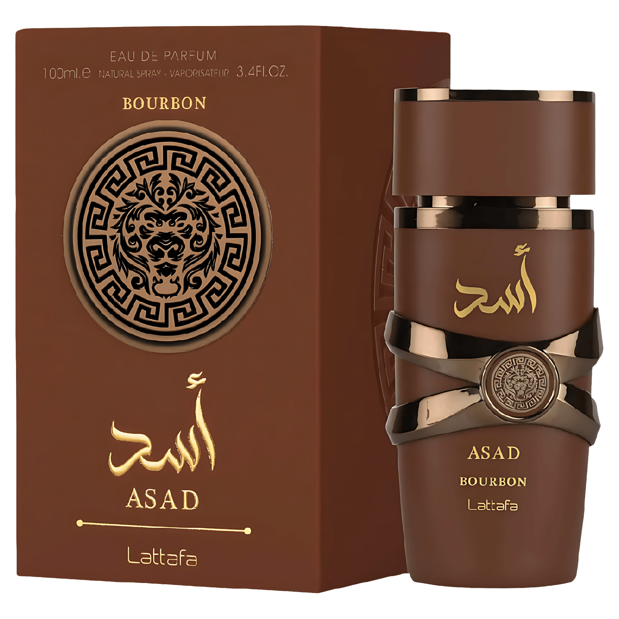 Apa de parfum Lattafa Asad Burbon, unisex, 100 ml