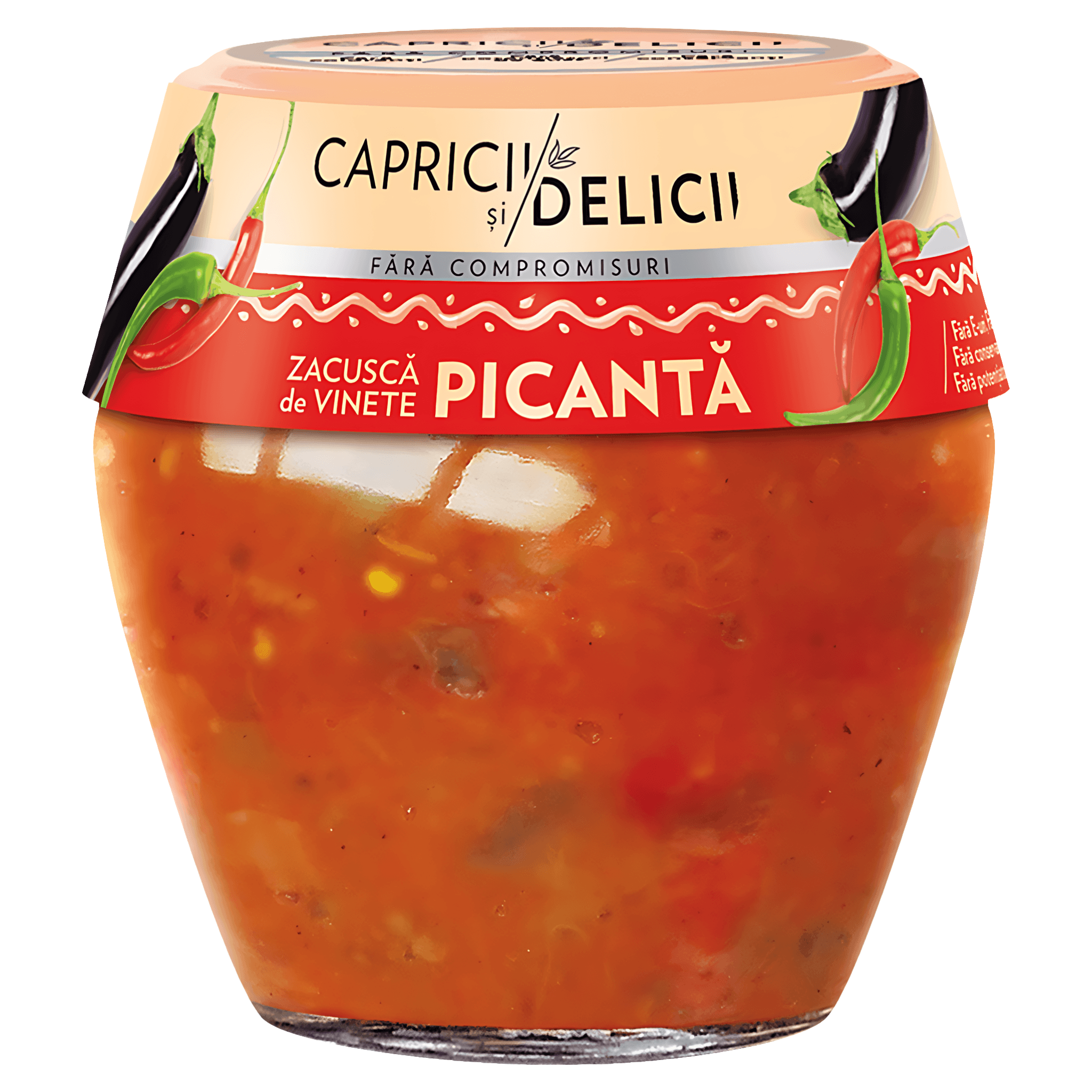 Zacusca picanta Capricii si Delicii 550 g