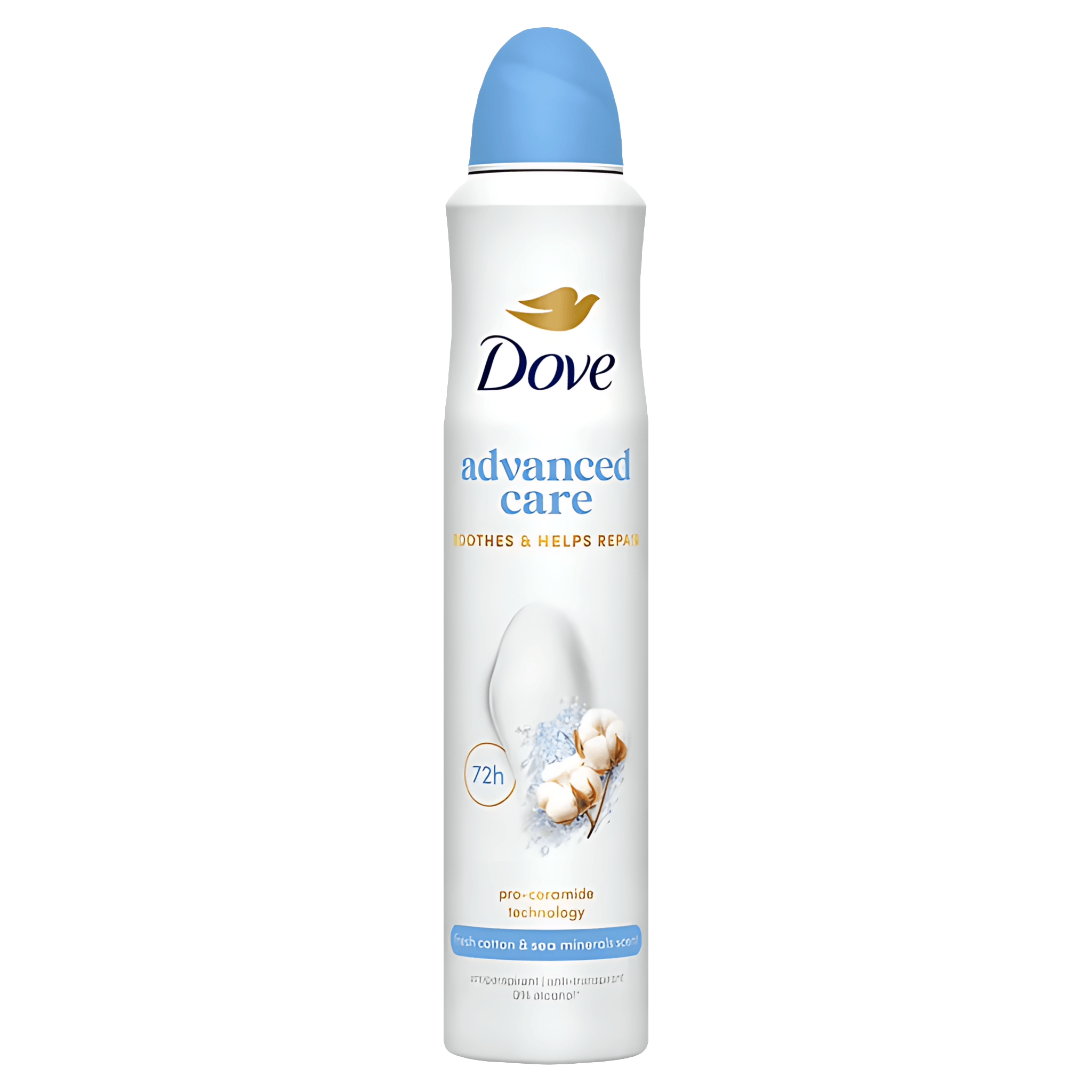 Deodorant spray Dove Advanced Care Fresh Cotton & Sea Minerals, 200 ml