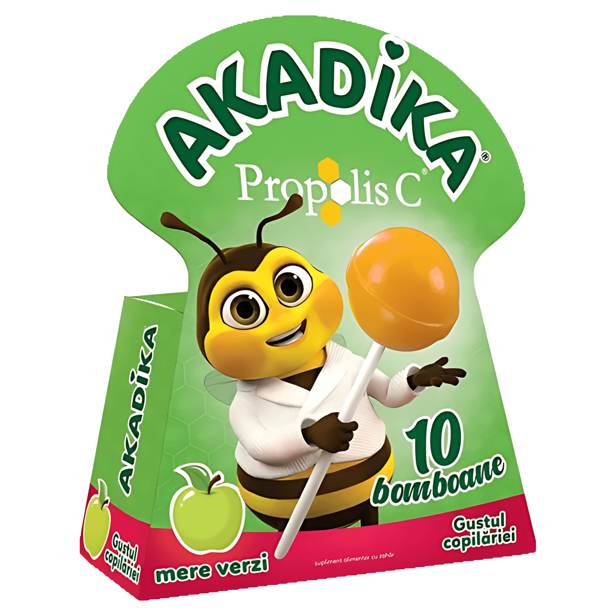Akadika Propolis C cu mere verzi, Fiterman Pharma, 10 acadele