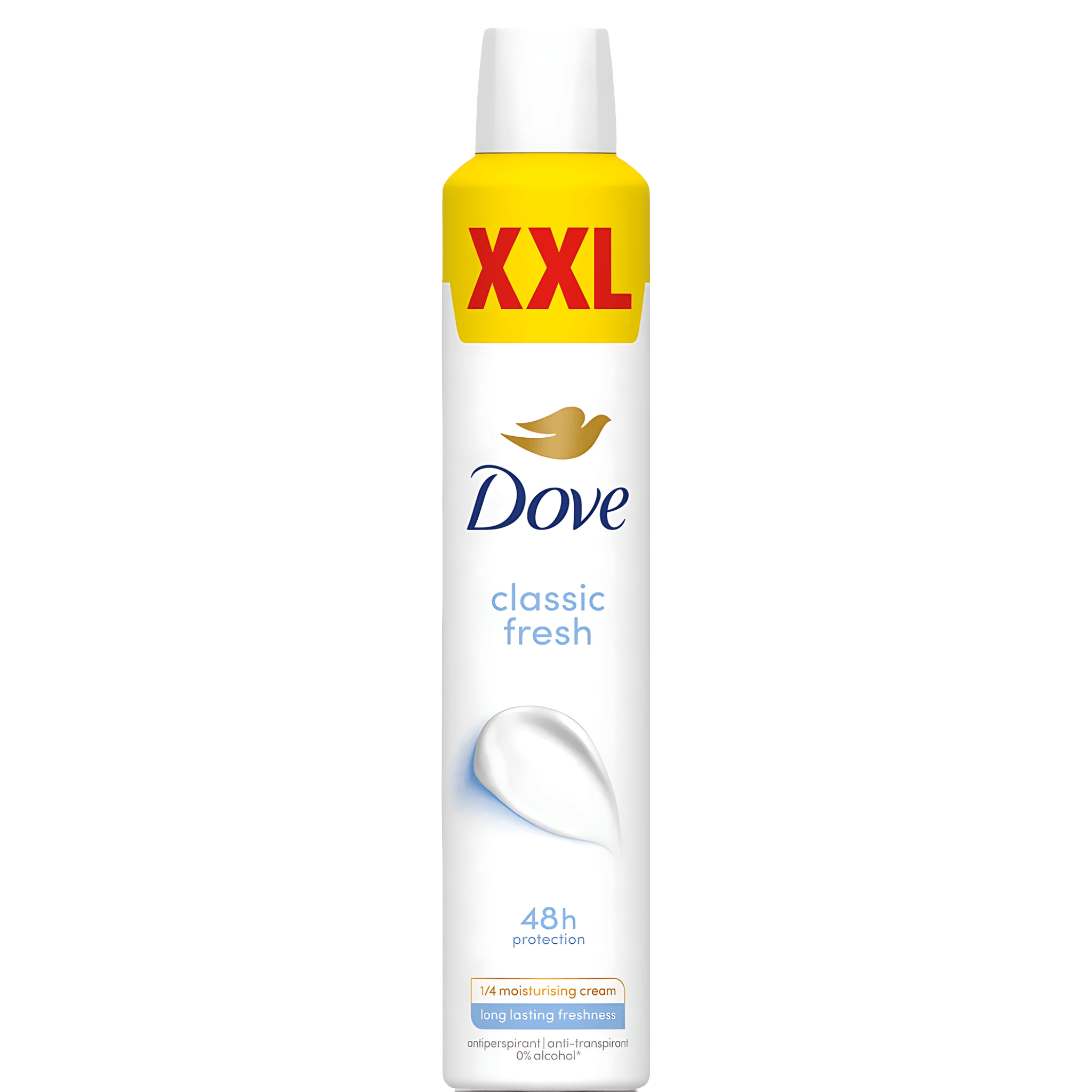 Deodorant spray Dove Classic Fresh XXL, 300 ml