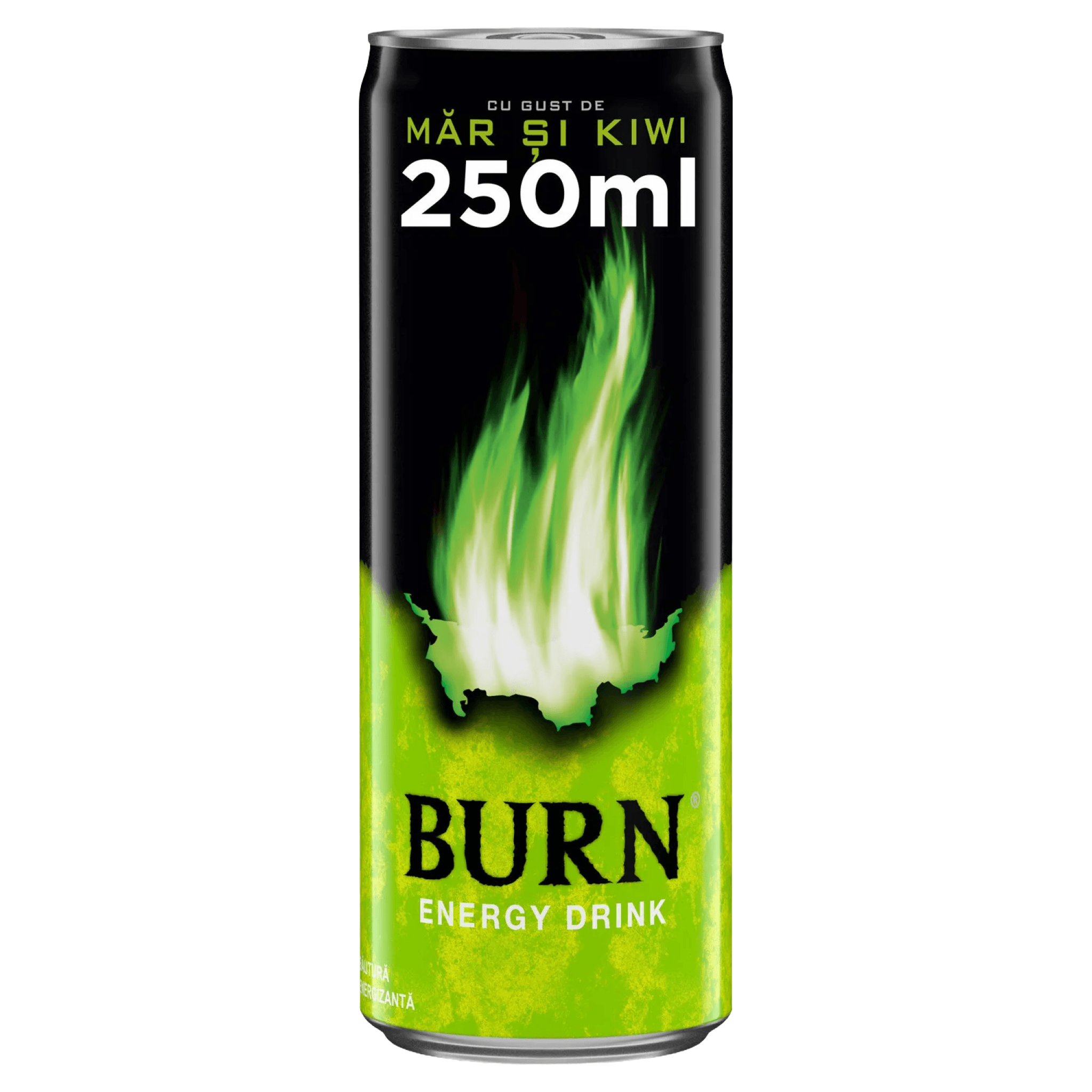 Bautura energizanta Burn Apple Kiwi, 0.25 l
