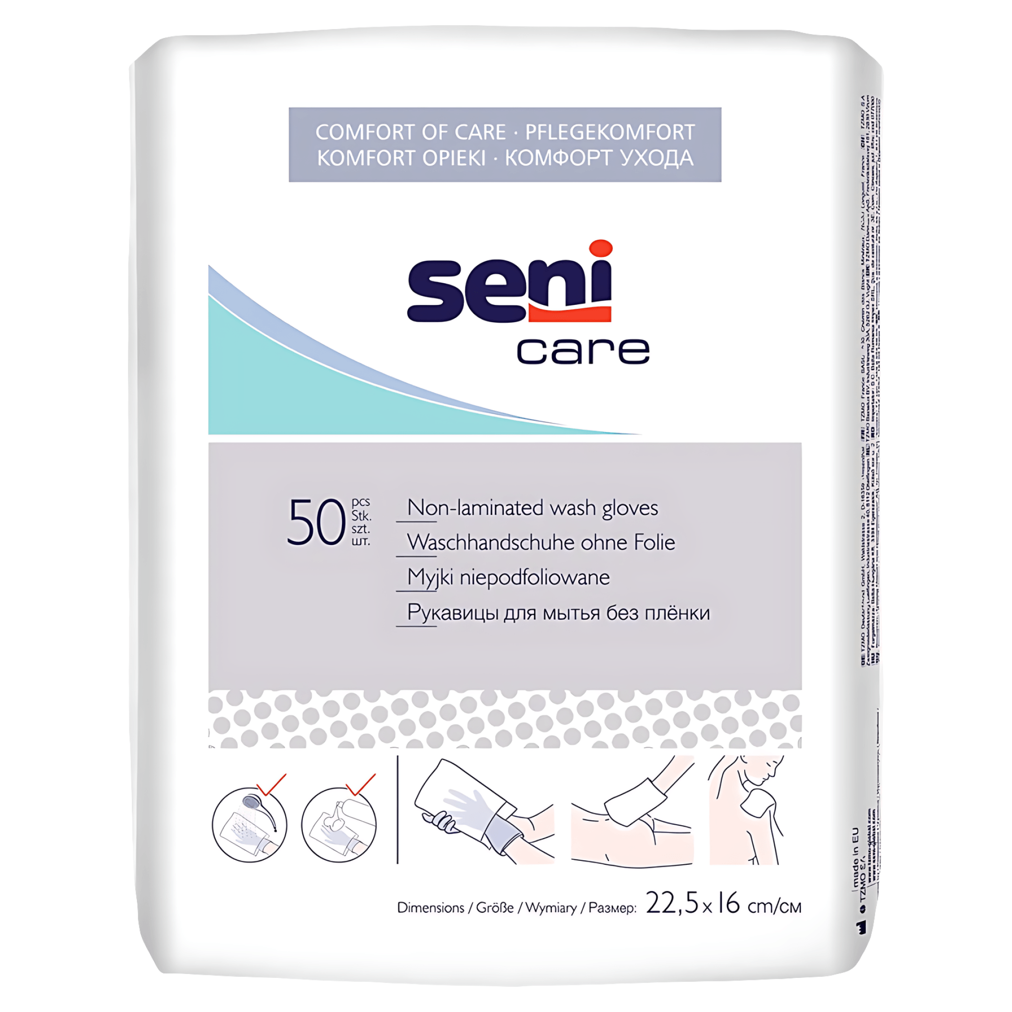 Manusi nelaminate Seni Care 50 bucati