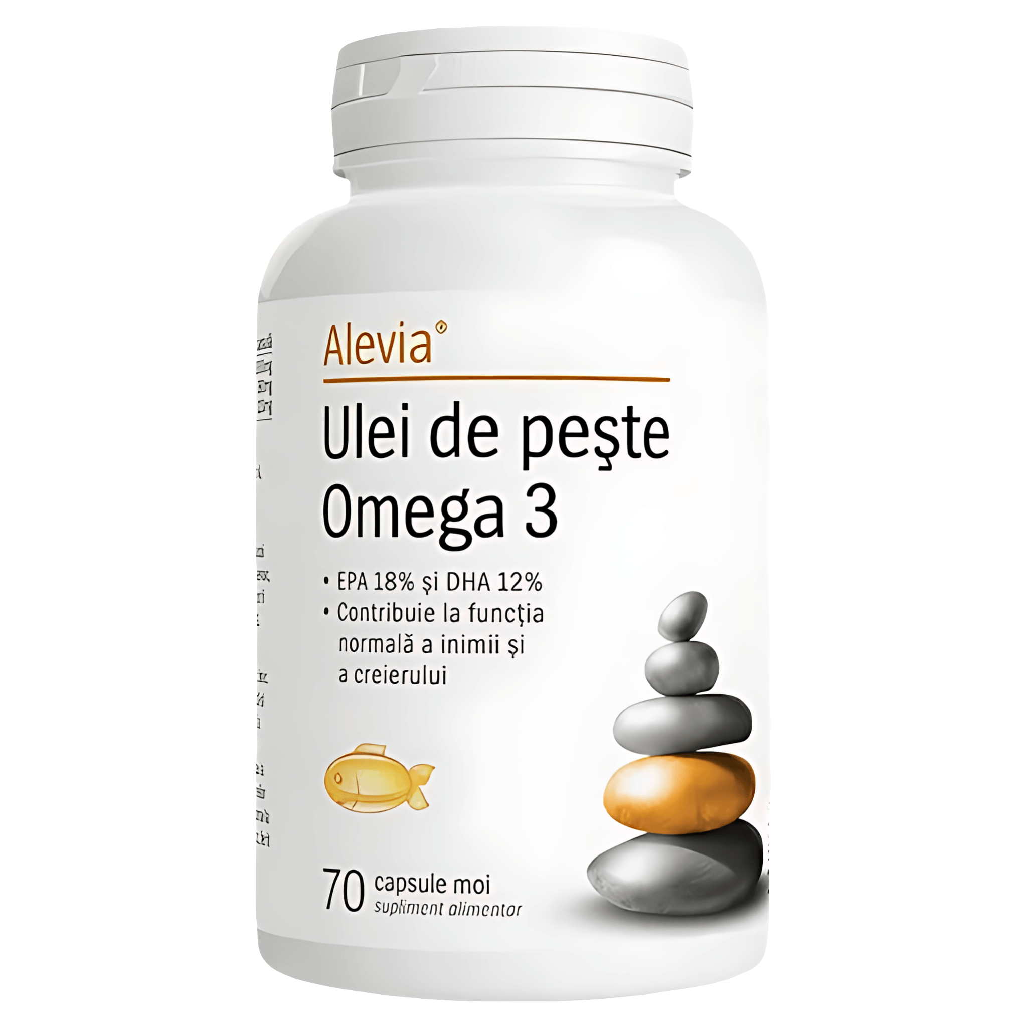 Supliment alimentar Ulei de peste Omega 3 Alevia, 70 comprimate