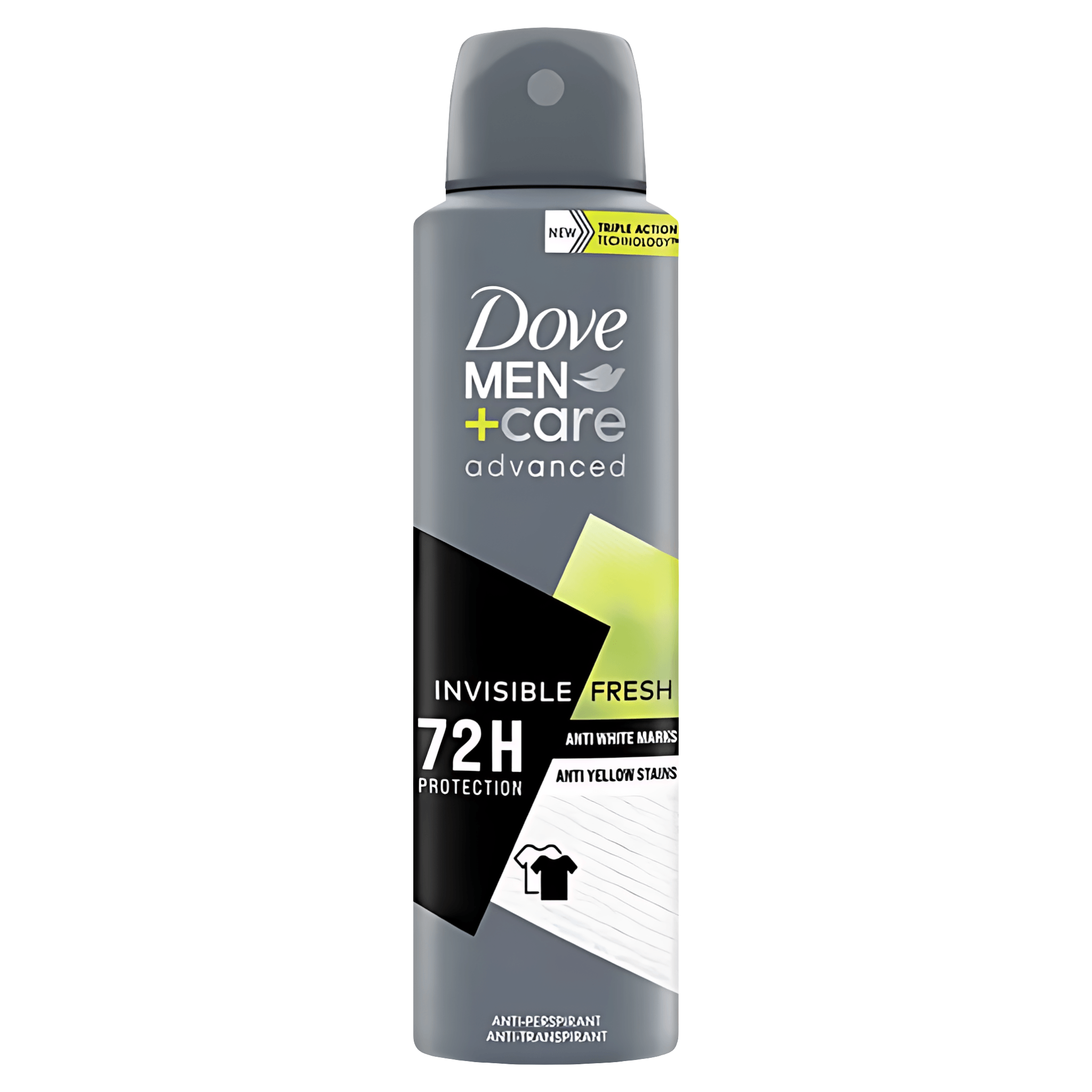 Deodorant spray Dove Men+Care Advanced Care Invisible Fresh, 150 ml