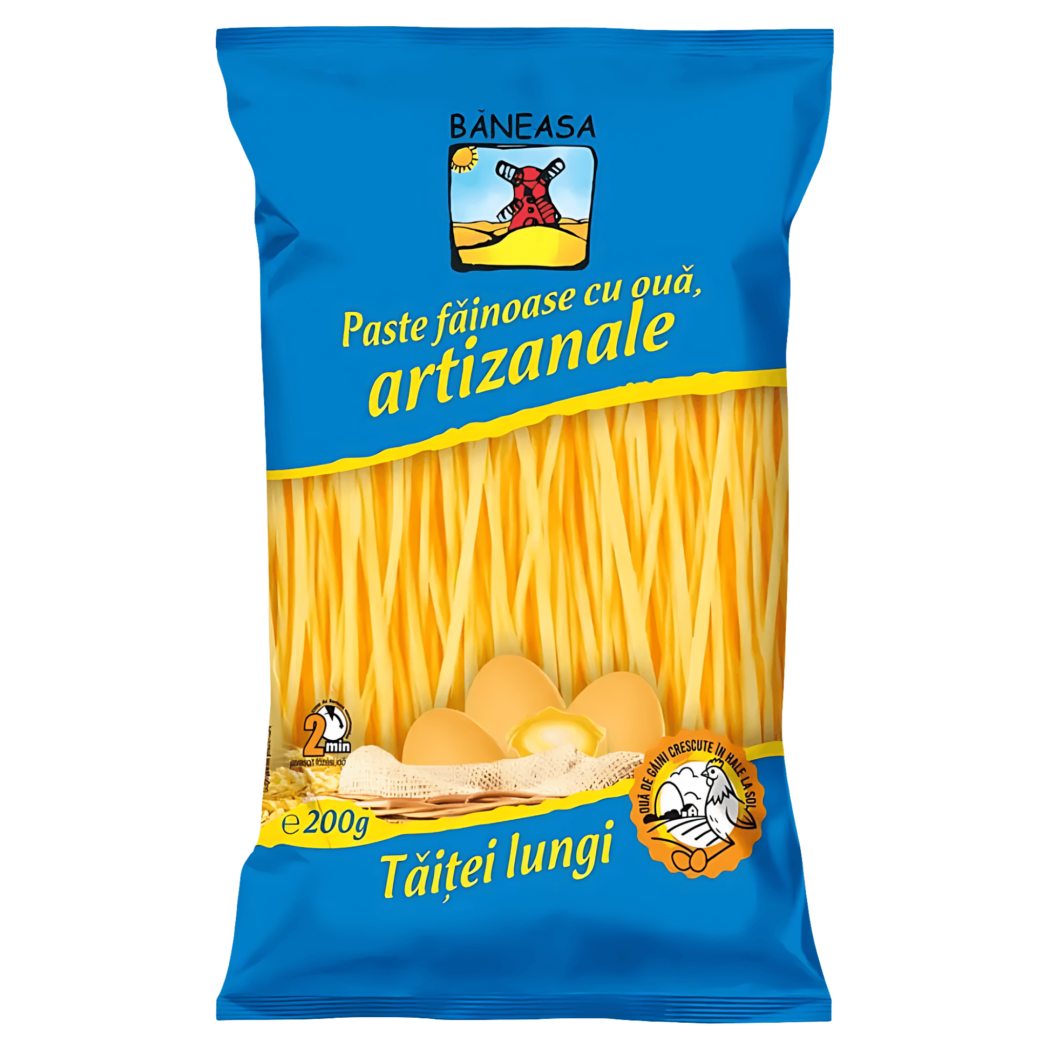 Taitei lungi cu oua Baneasa, 200 g