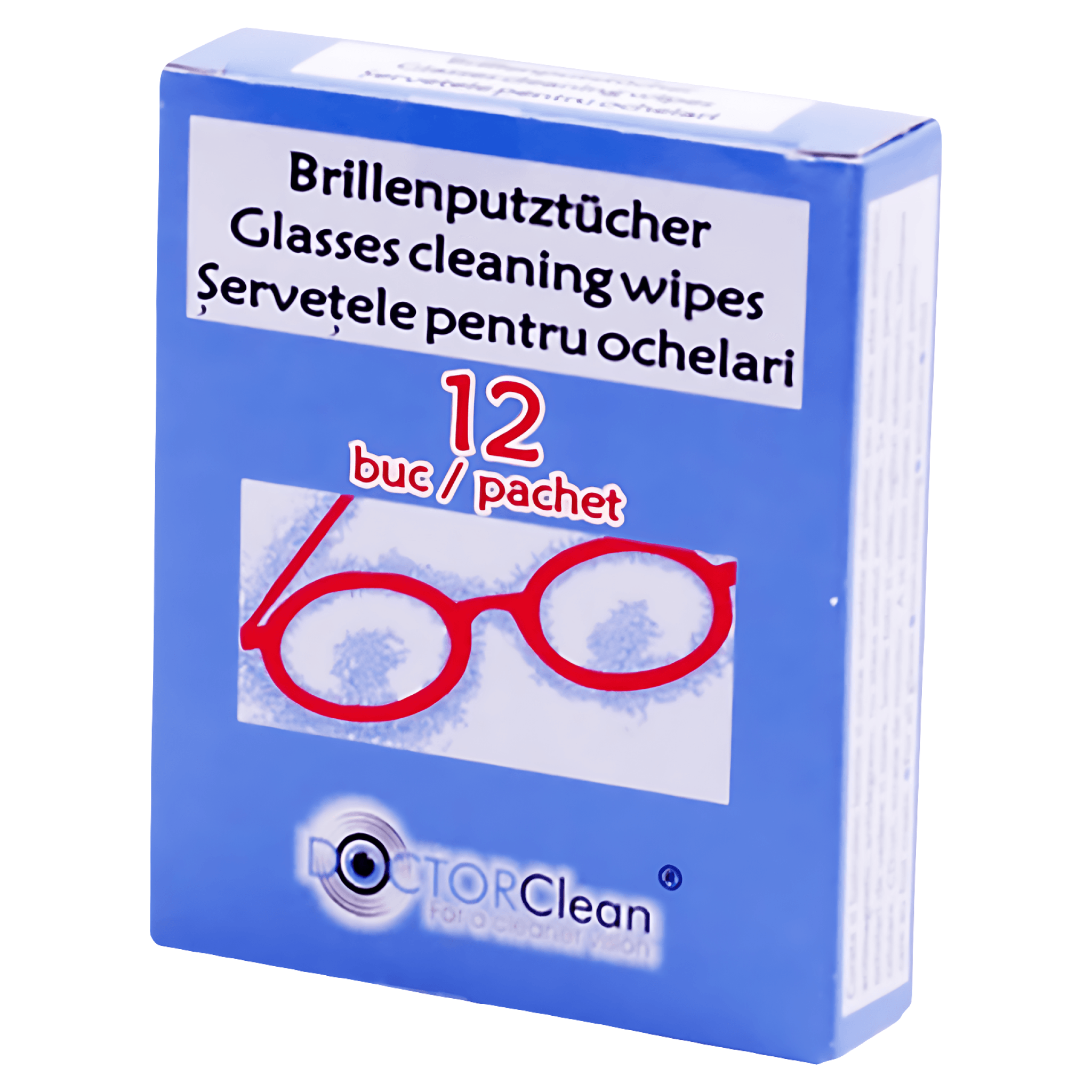 Servetele pentru ochelari Dr. Clean, 12 bucati