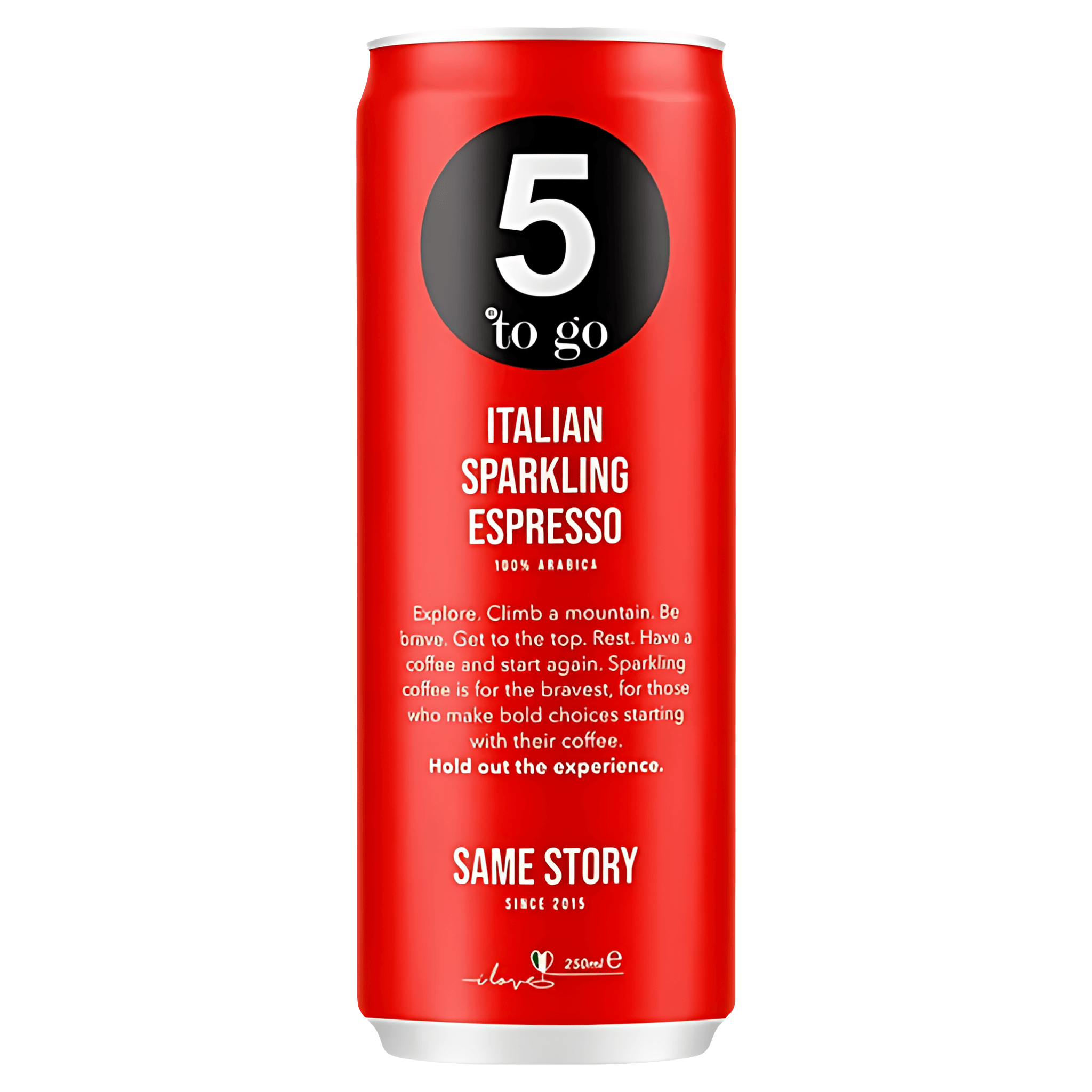 Bautura carbogazoasa pe baza de cafea 5 To Go Italian Sparkling Espresso, 0.25 l
