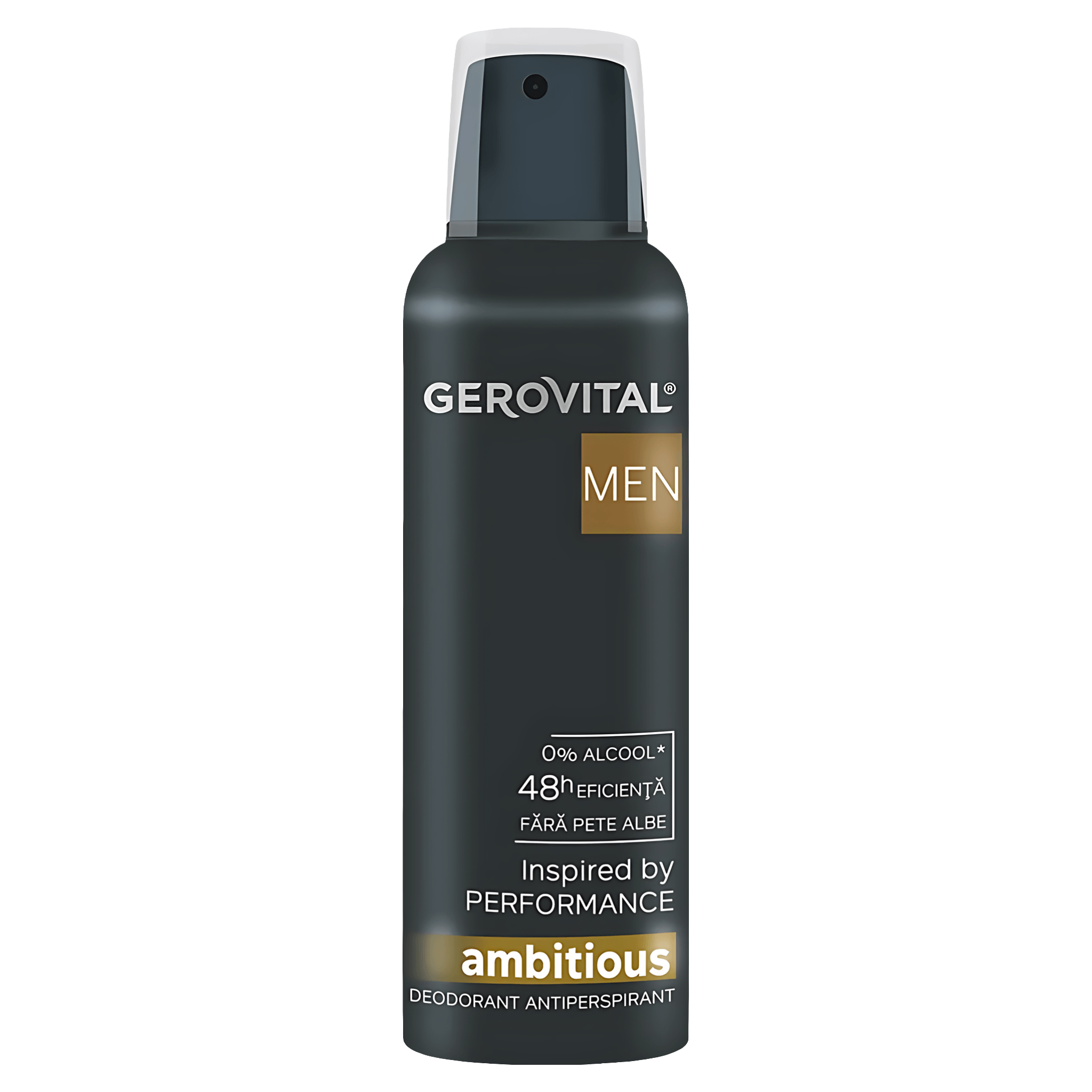 Deodorant antiperspirant Gerovital Men Ambitious, 150 ml
