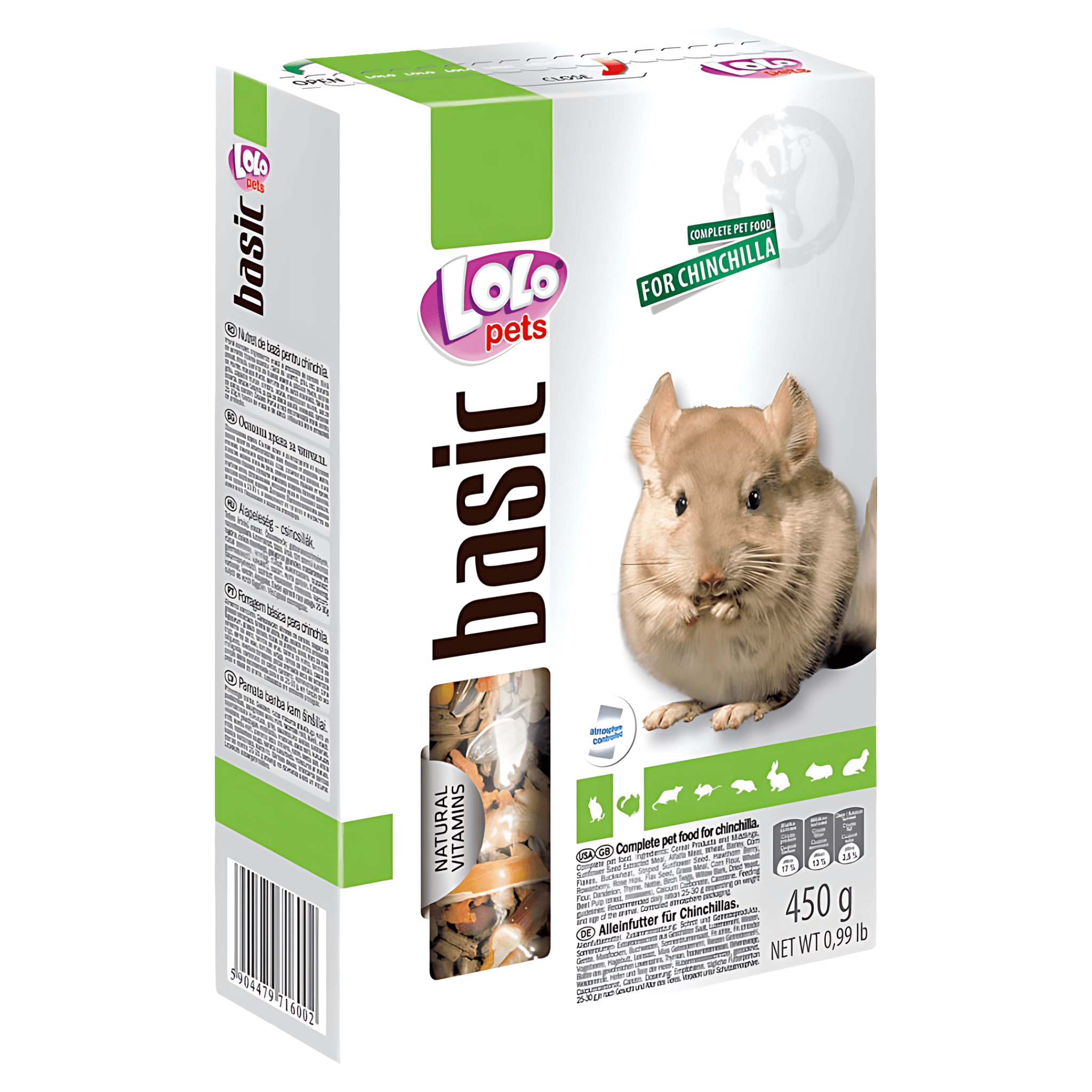 Hrana Lolo pentru chinchilla 450g