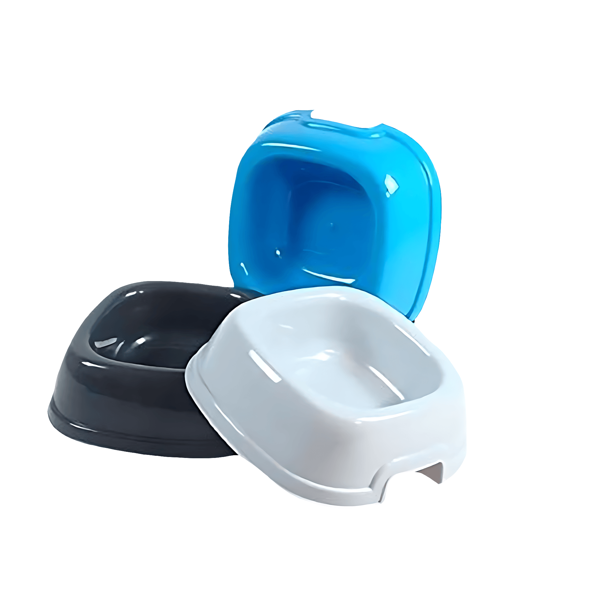 Castron Geo patrat, 22 cm, diverse culori