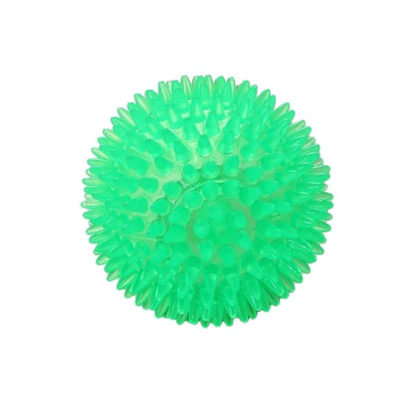 Minge cu sunet pentru caini Auchan, 7 cm, verde