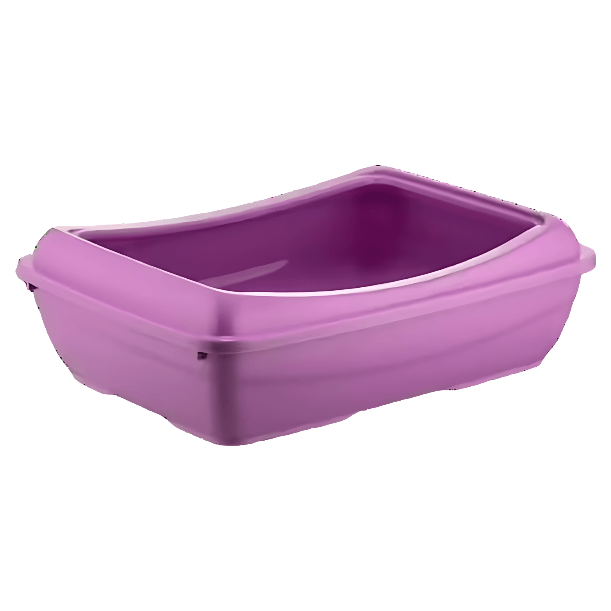 Litiera pentru pisici Miau Miau, 49.5 x 37.5 x 15 cm, violet